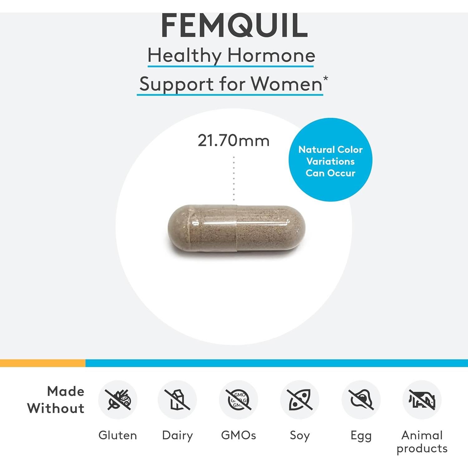 Suplemento Hormonal Femquil Xymogen - 120 Cápsulas