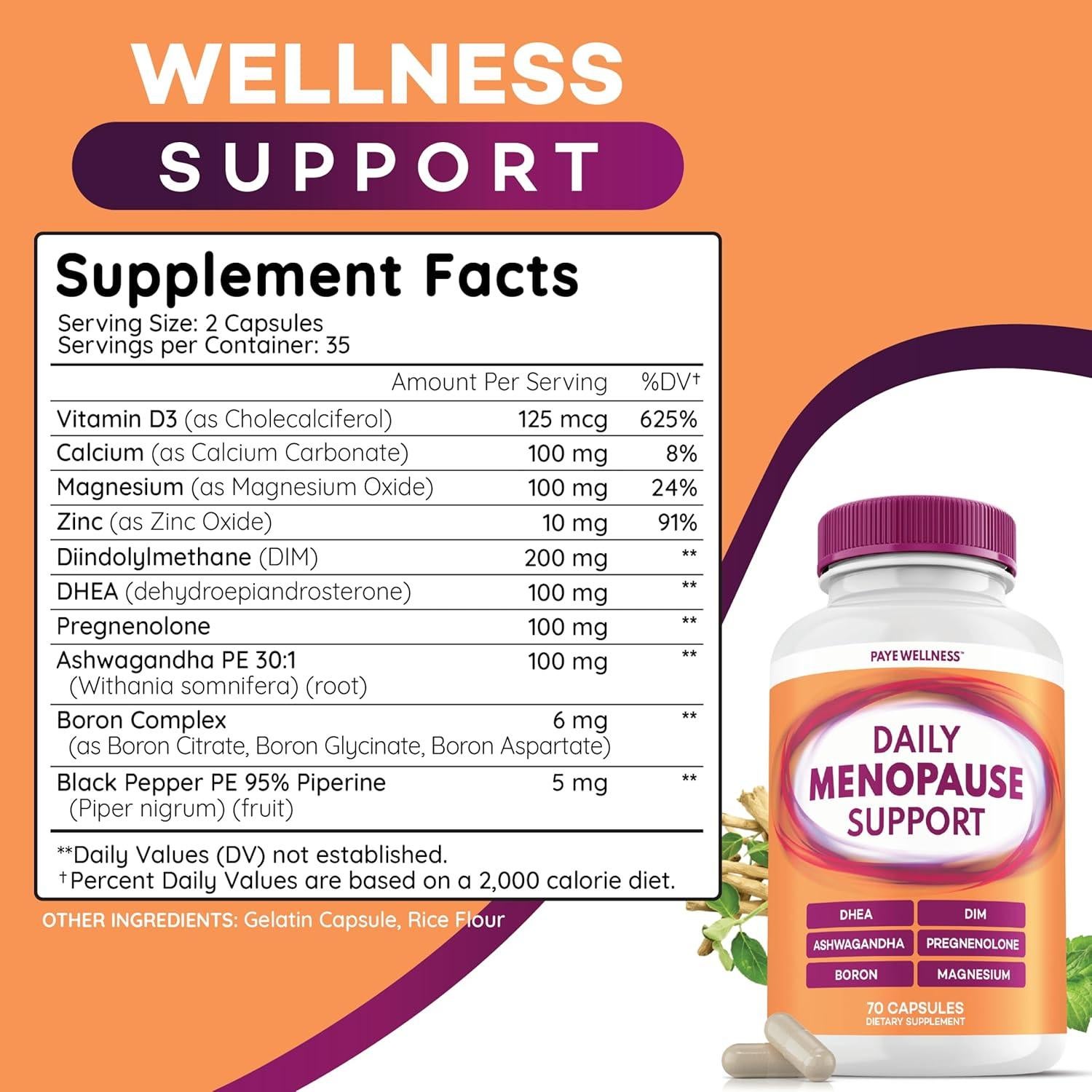 Suplemento Menopausia PAYE 10-1 140 Cápsulas Alivio Sofocos