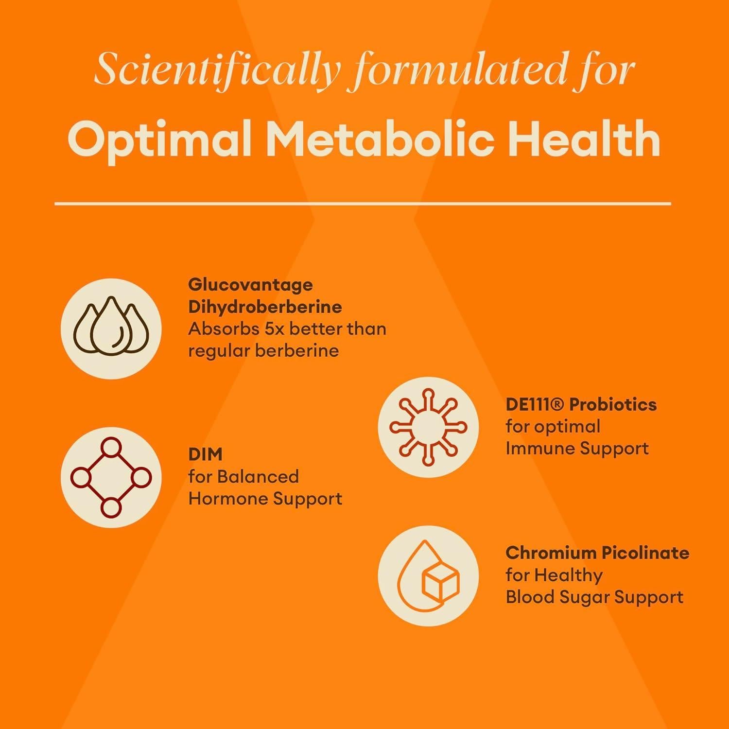 Suplemento Digestivo GLDN Berberina 200mg - 60 Cápsulas Veganas