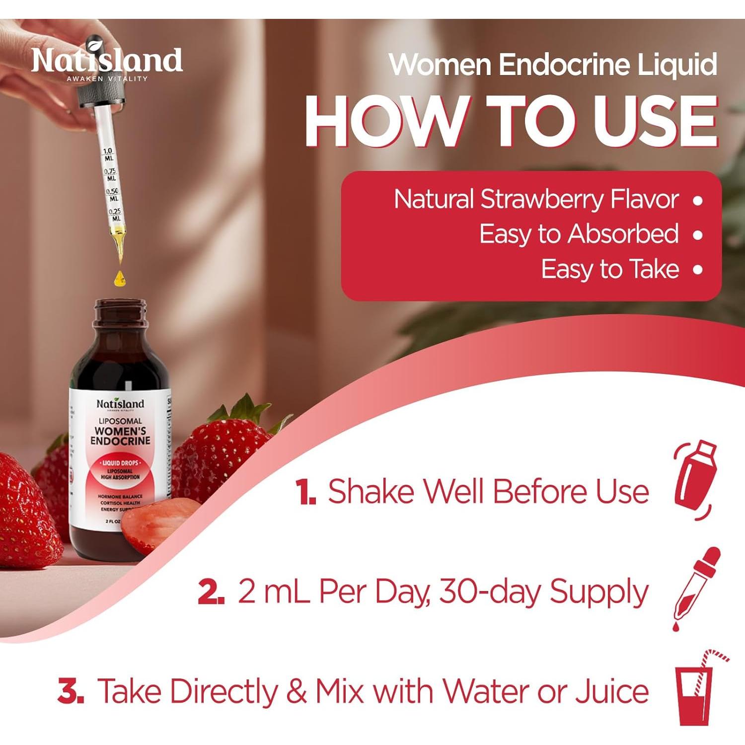 Suplemento Líquido de Cortisol Liposomal Natisland 59.15 ML
