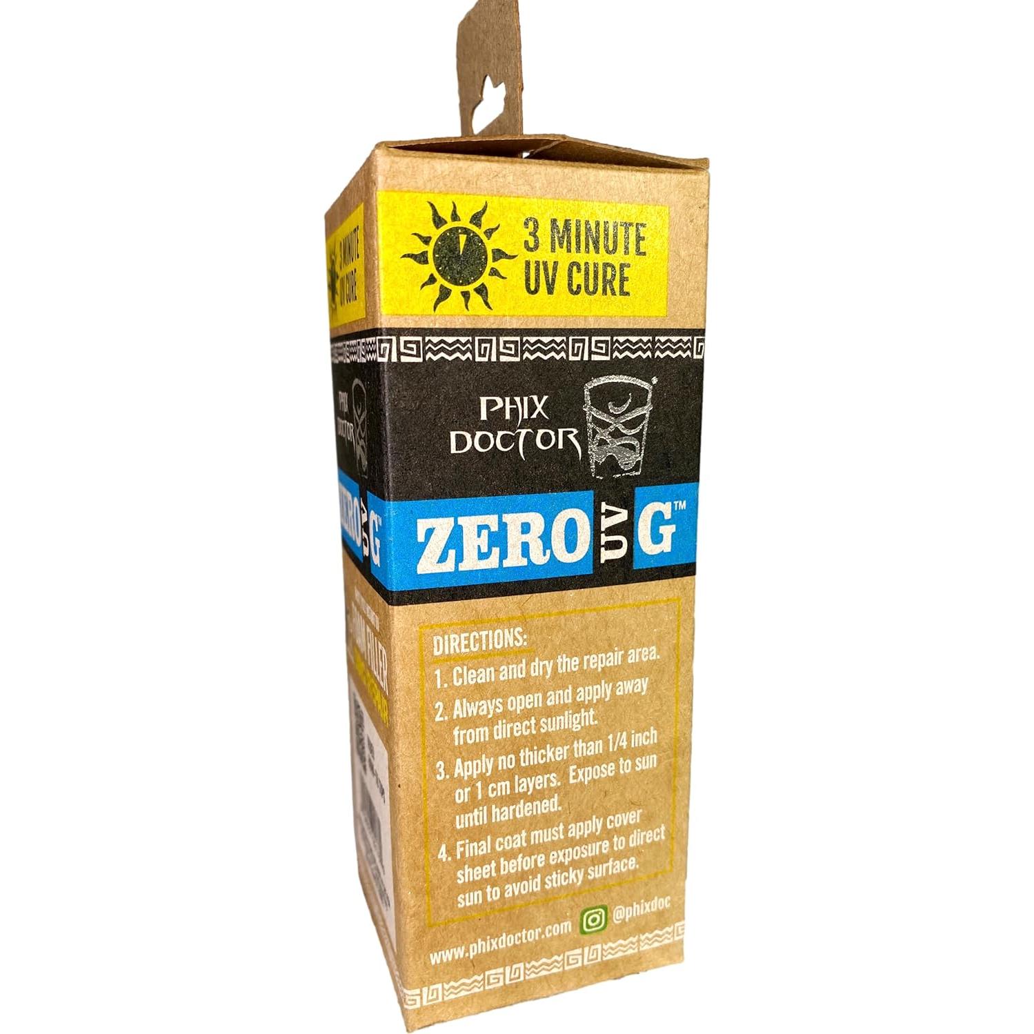 Kit de Reparación de Tabla de Surf Phix Doctor 2018 Espuma UV