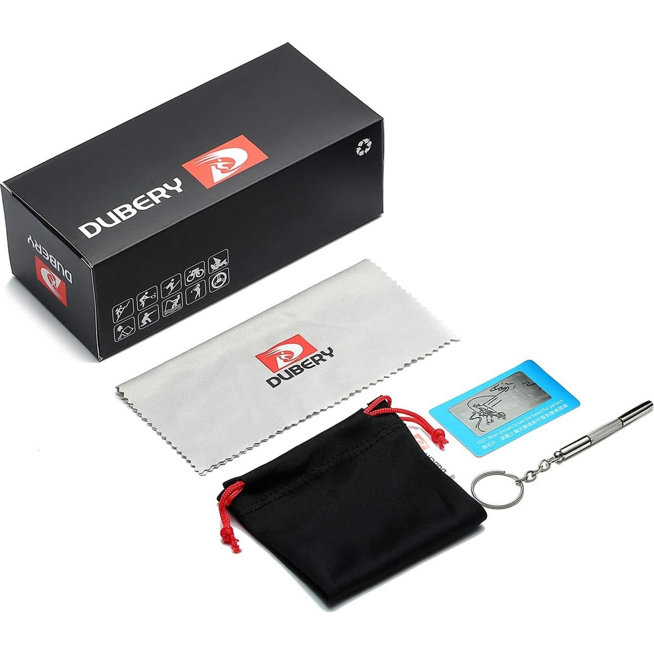 Gafas de sol polarizadas DUBERY unisex 100% UV protección