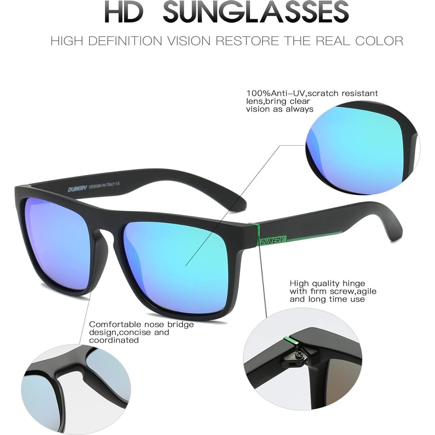 Gafas de Sol DUBERY Polarizadas UV400 Unisex Retro