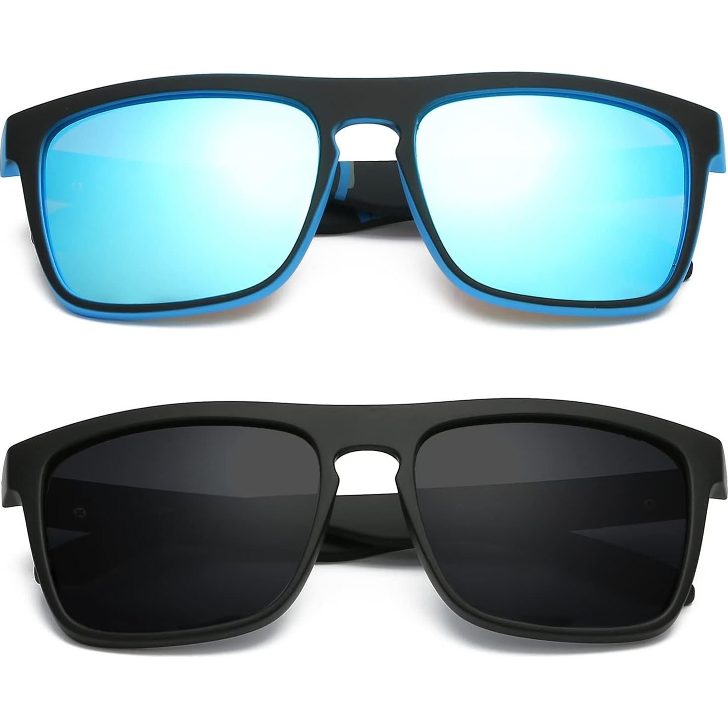 Gafas de Sol DUBERY Polarizadas UV400 Unisex Retro 2 Piezas