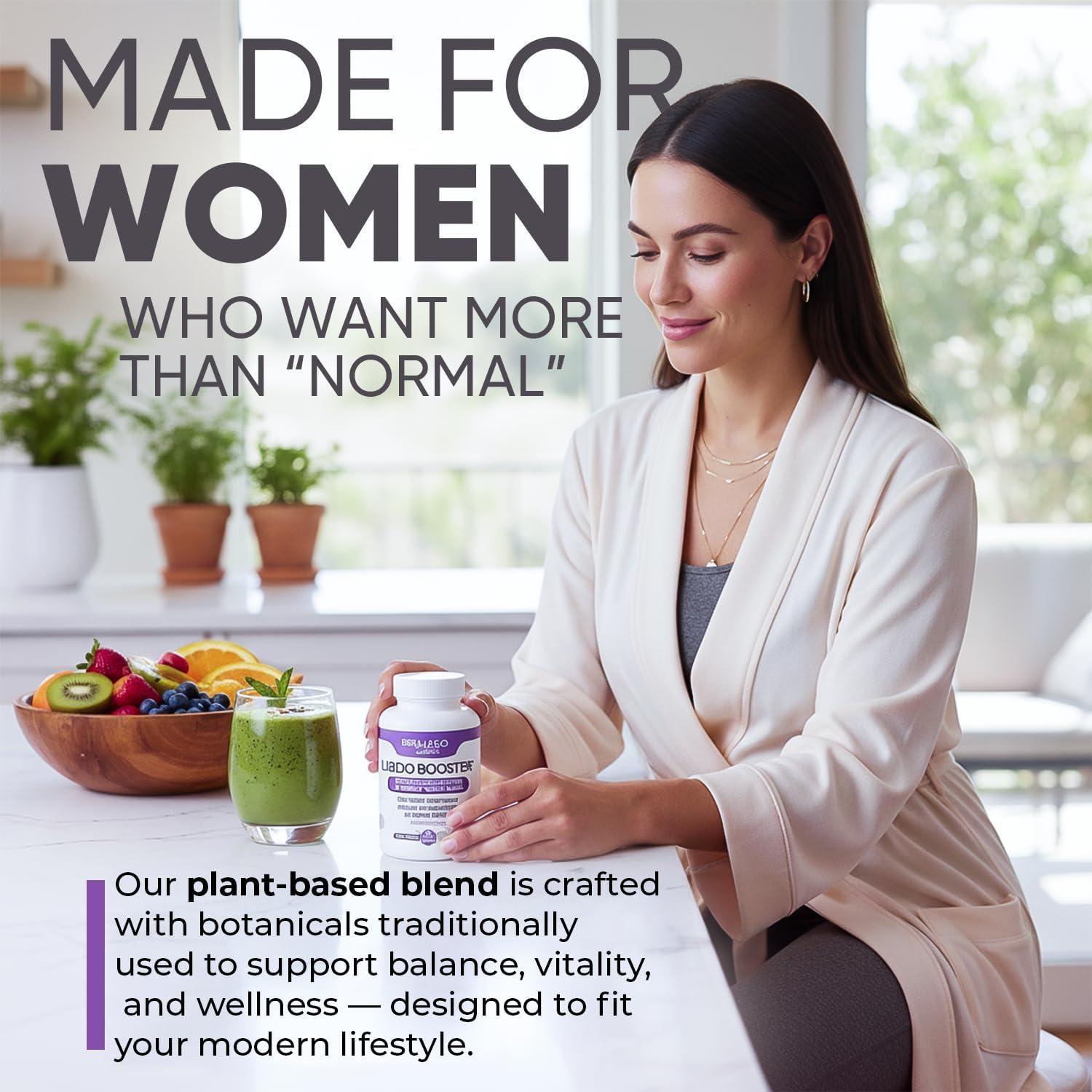 Suplemento Energético Herbal Bravado Labs 60 Cápsulas Veganas