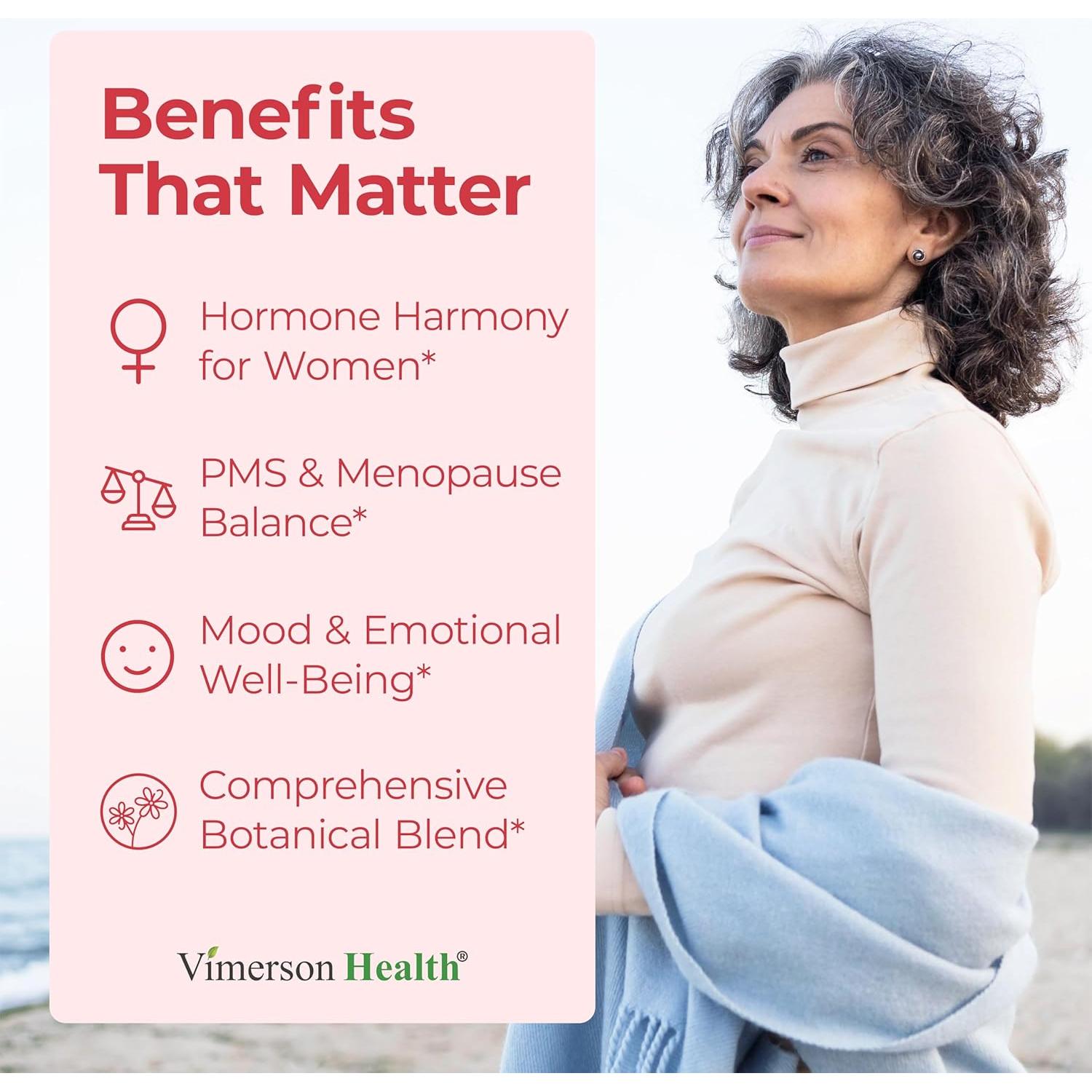 Suplemento Armonía Hormonal Vimerson Health 60 Cápsulas