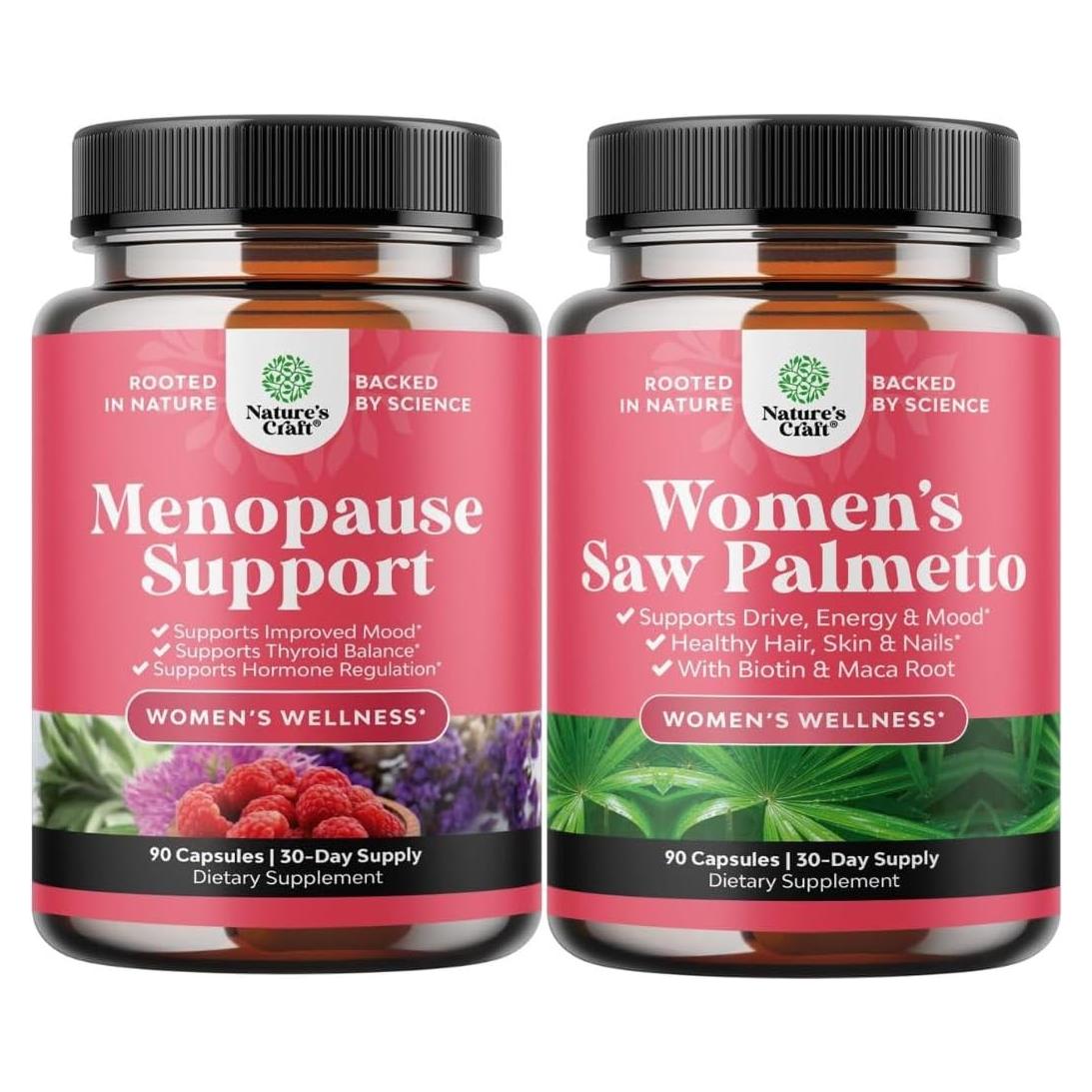 Suplemento Menopausia y Cabello Natures Craft 500mg