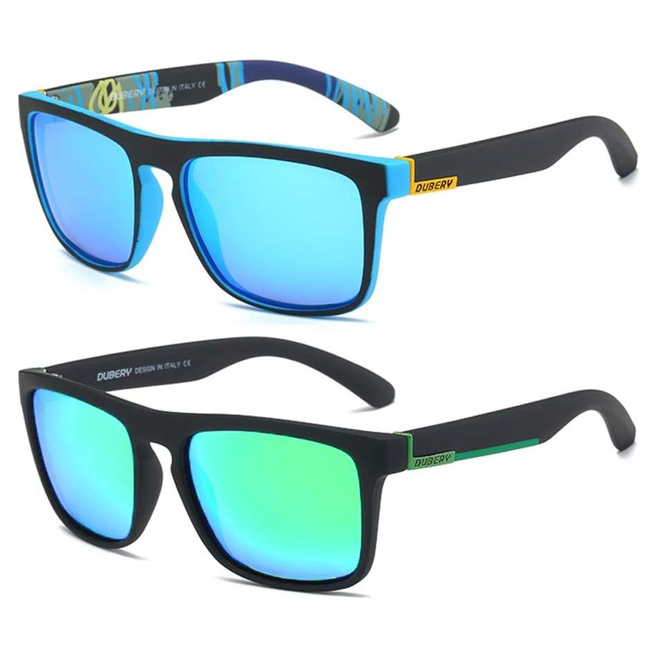 Gafas de sol DUBERY polarizadas UV400 unisex paquete de 2