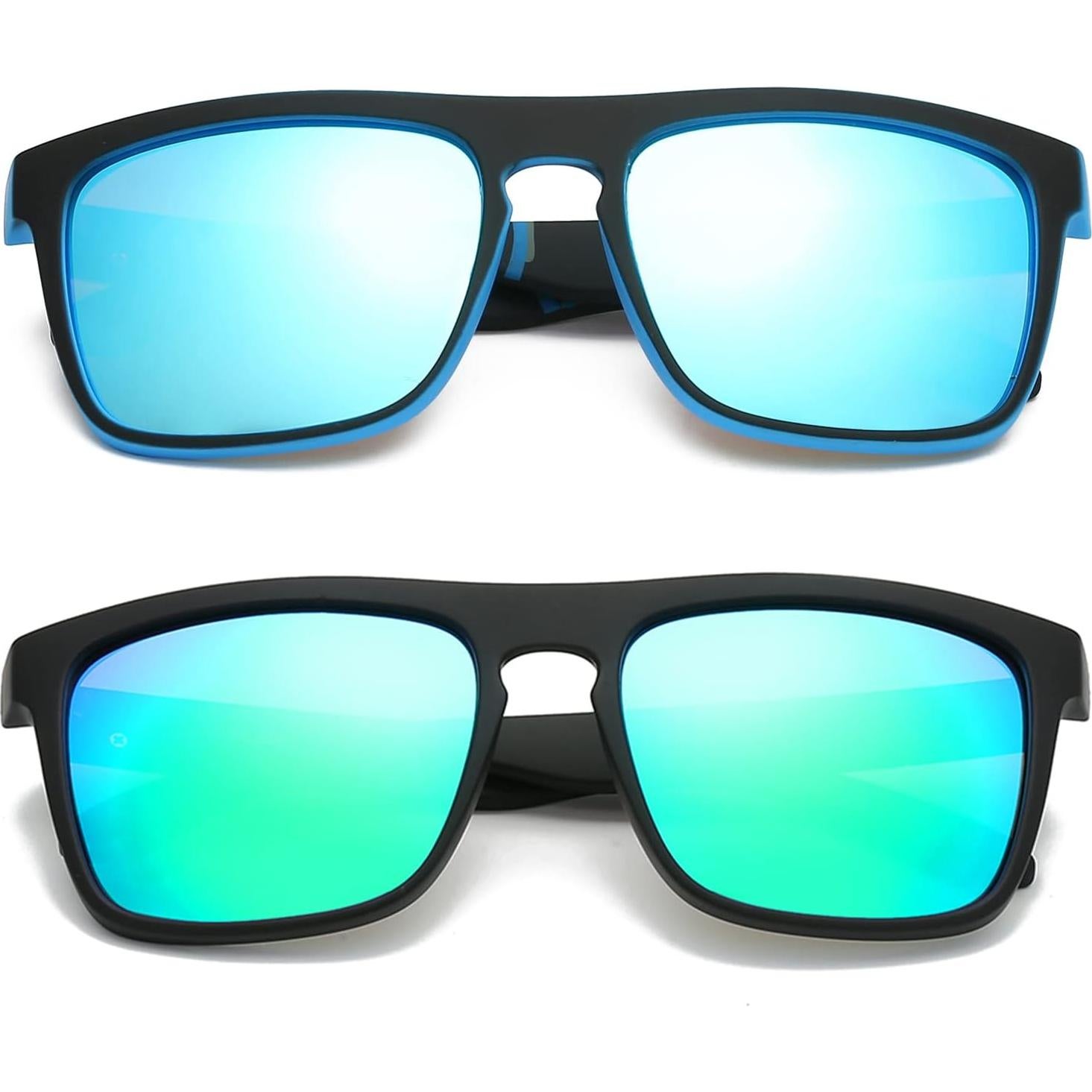 Gafas de sol DUBERY polarizadas UV400 unisex paquete de 2