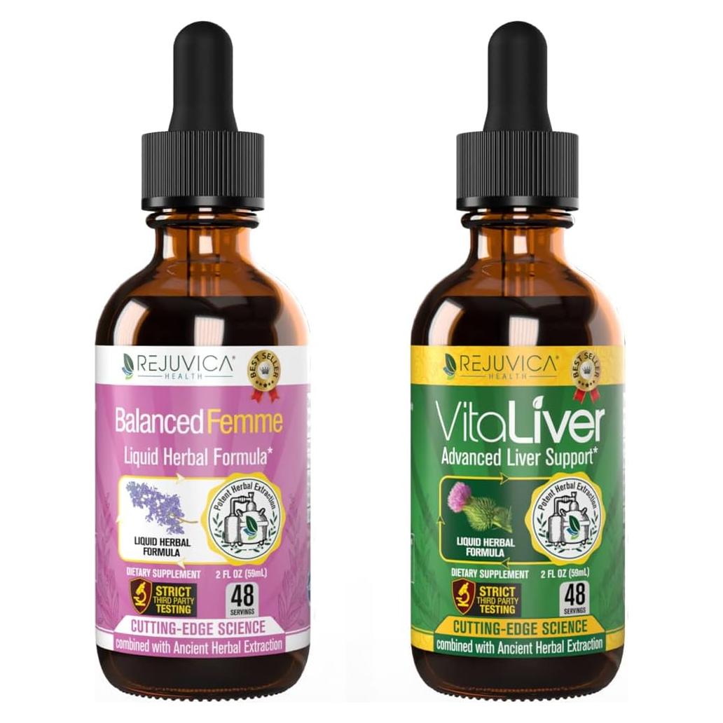 Rejuvica Femme Equilibrada + VitaHígado 60ml - Suplemento Natural