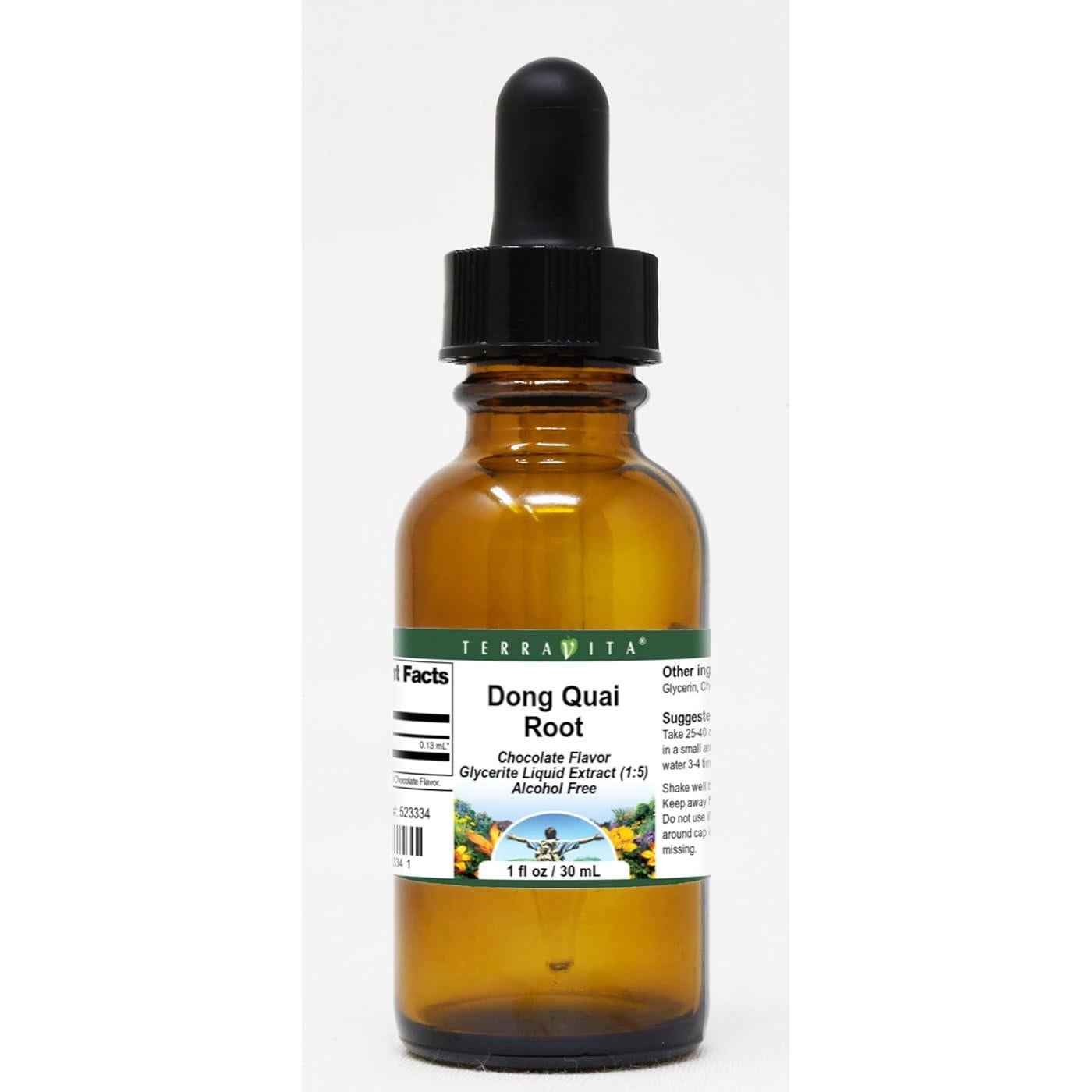Extracto Líquido de Glicerina de Raíz de Dong Quai 28 g - TerraVita