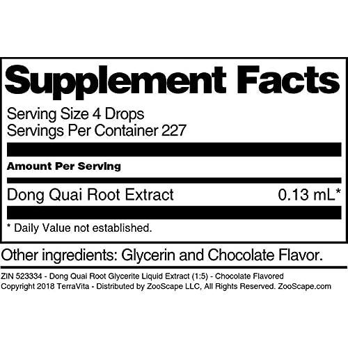 Extracto Líquido de Glicerina de Raíz de Dong Quai 28 g - TerraVita