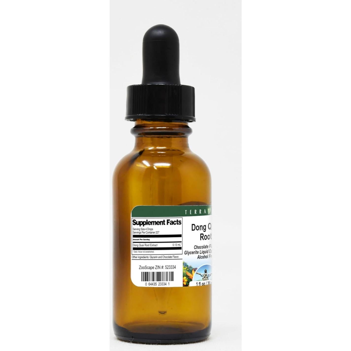 Extracto Líquido de Glicerina de Raíz de Dong Quai 28 g - TerraVita