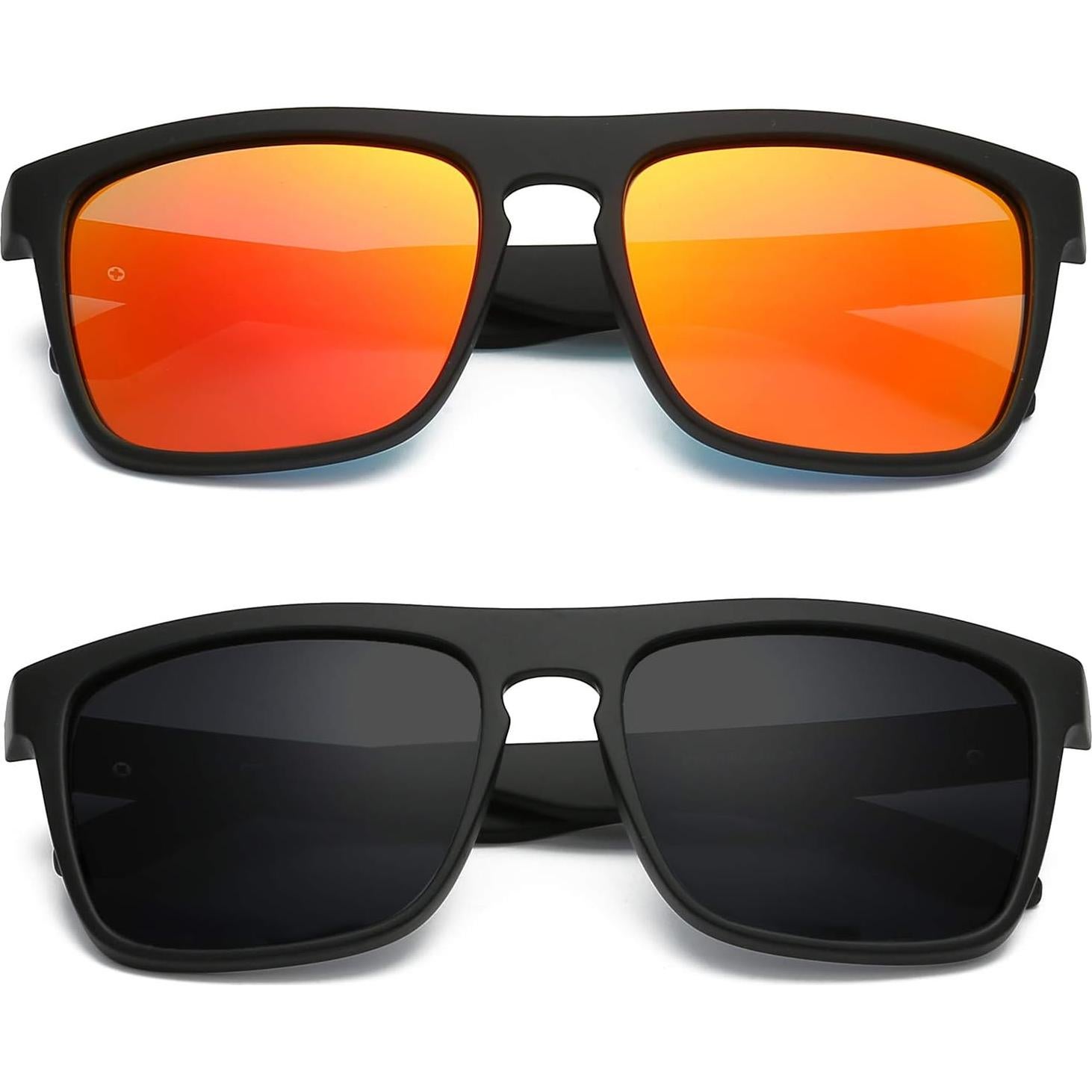 Gafas de sol DUBERY polarizadas UV400 unisex paquete de 2