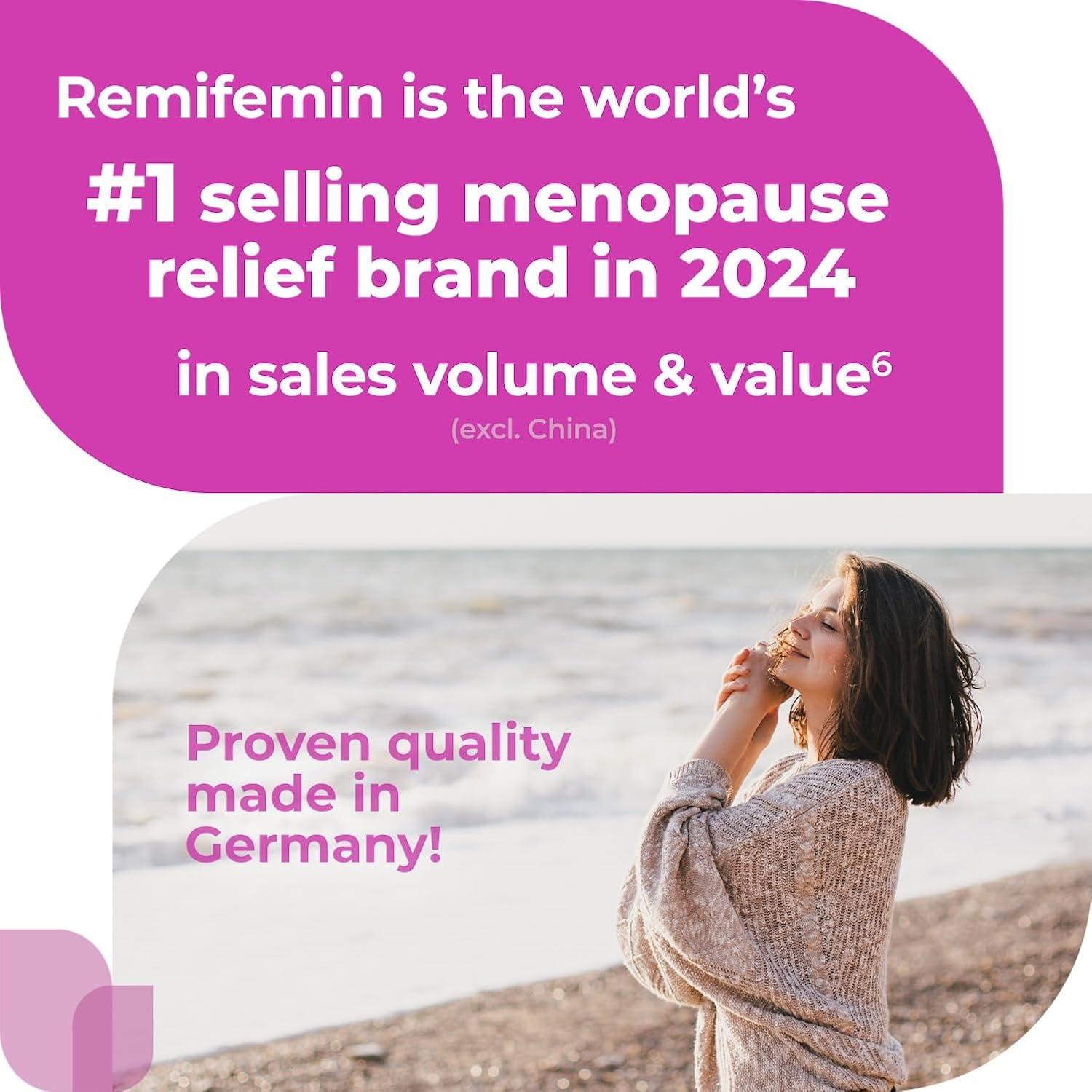Remifemin Suplemento Menopausia 120 Tabletas Cohosh Negro