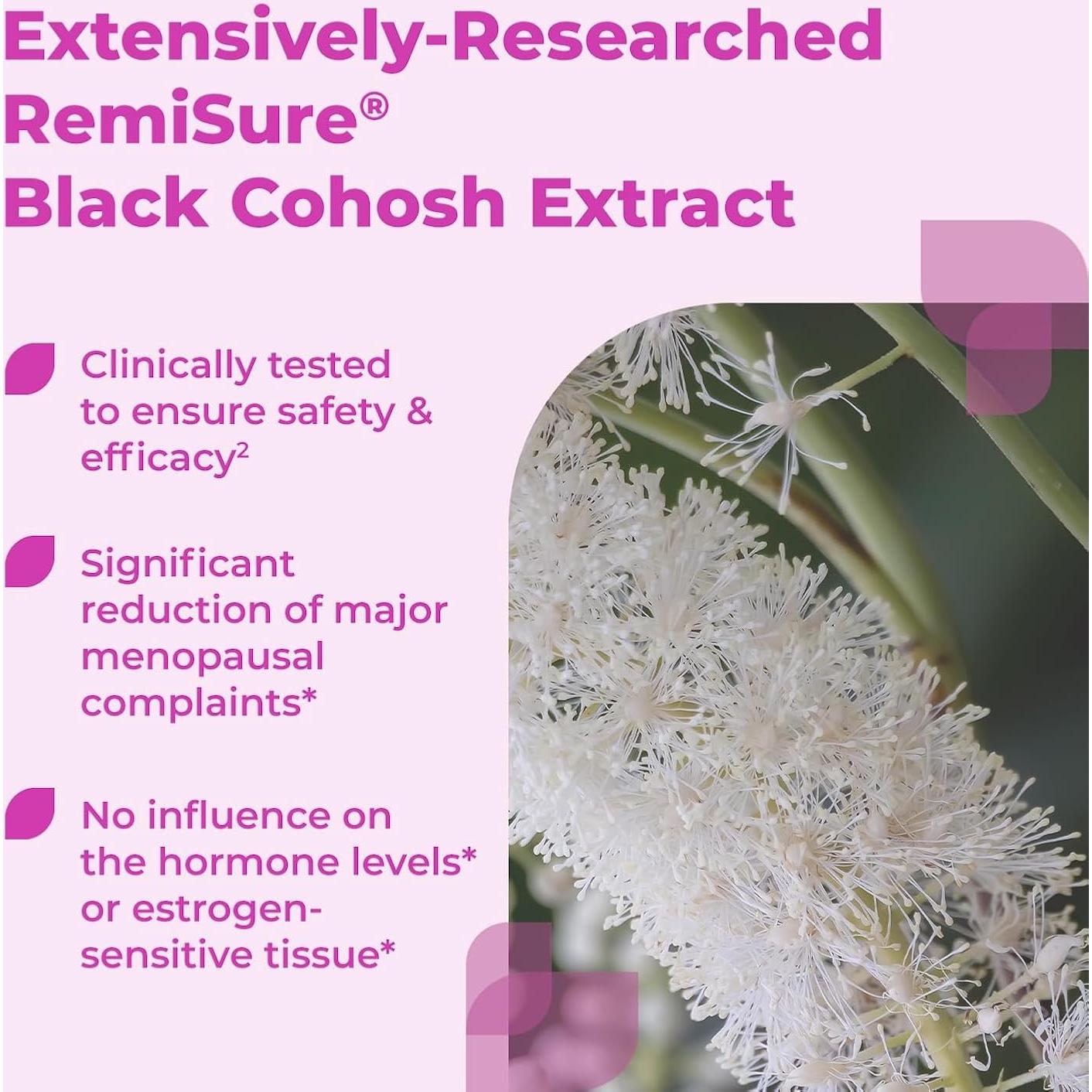 Remifemin Suplemento Menopausia 120 Tabletas Cohosh Negro