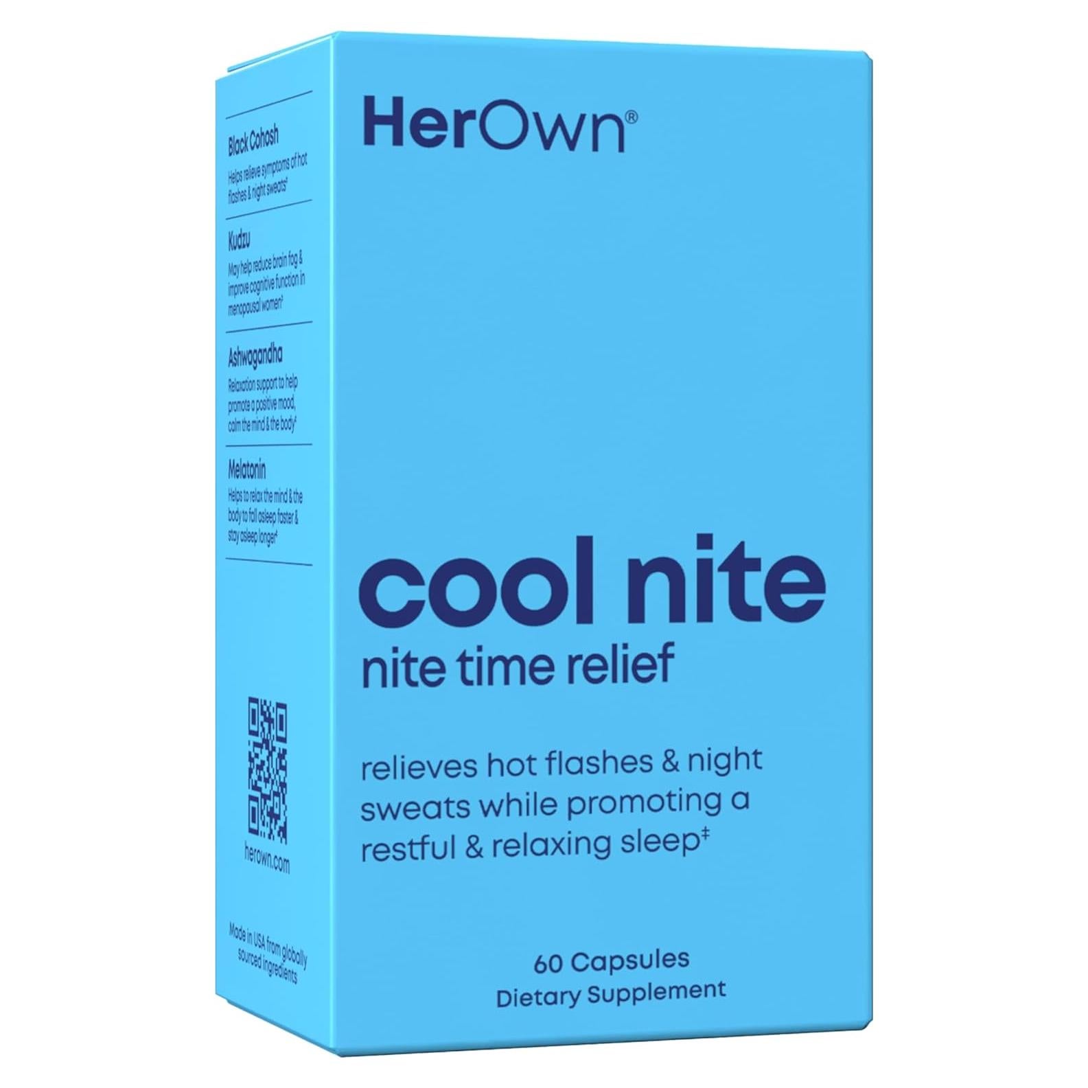 Su Propio Noche Fresca 60 Cápsulas - Alivio Menopausia y Sueño