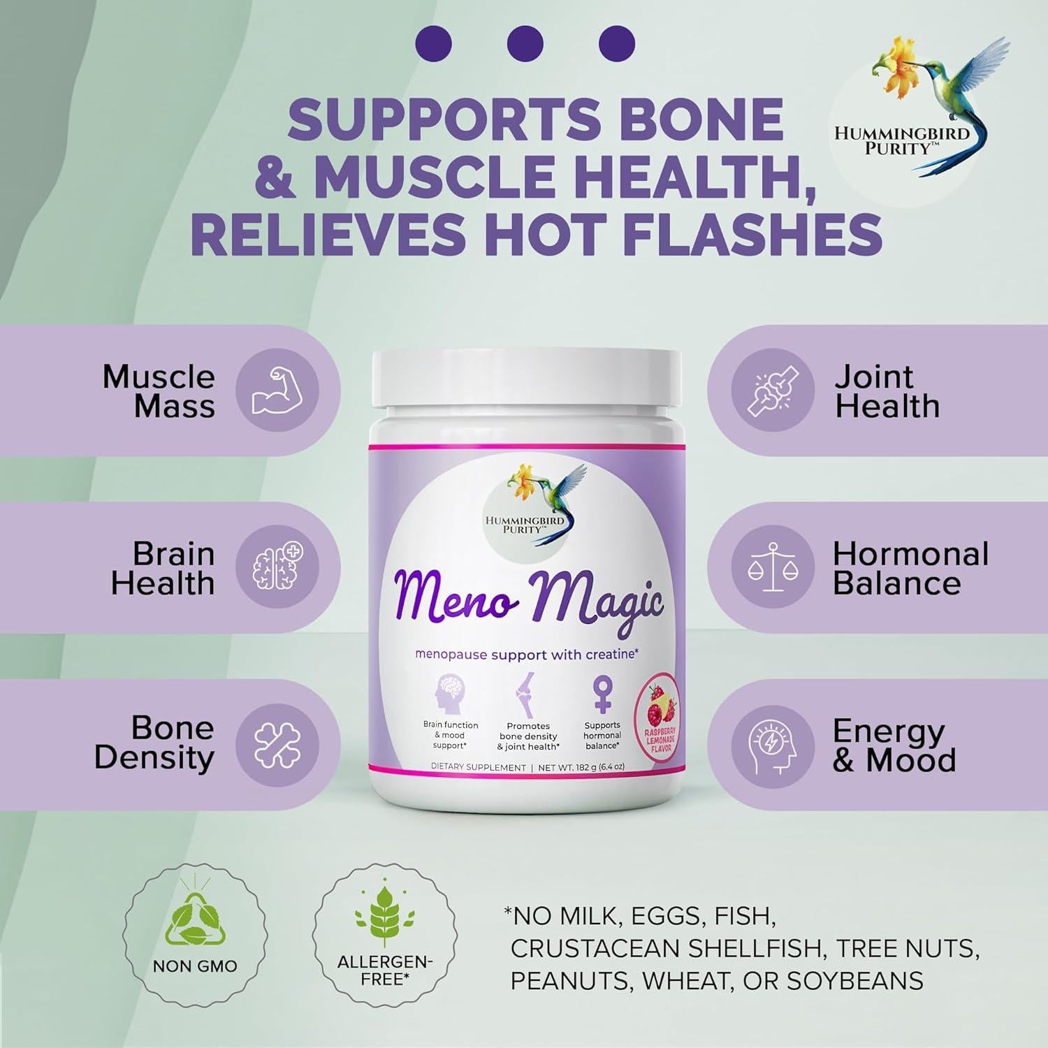 Bebida Meno Magic Hummingbird - Limonada Frambuesa 30 Porciones