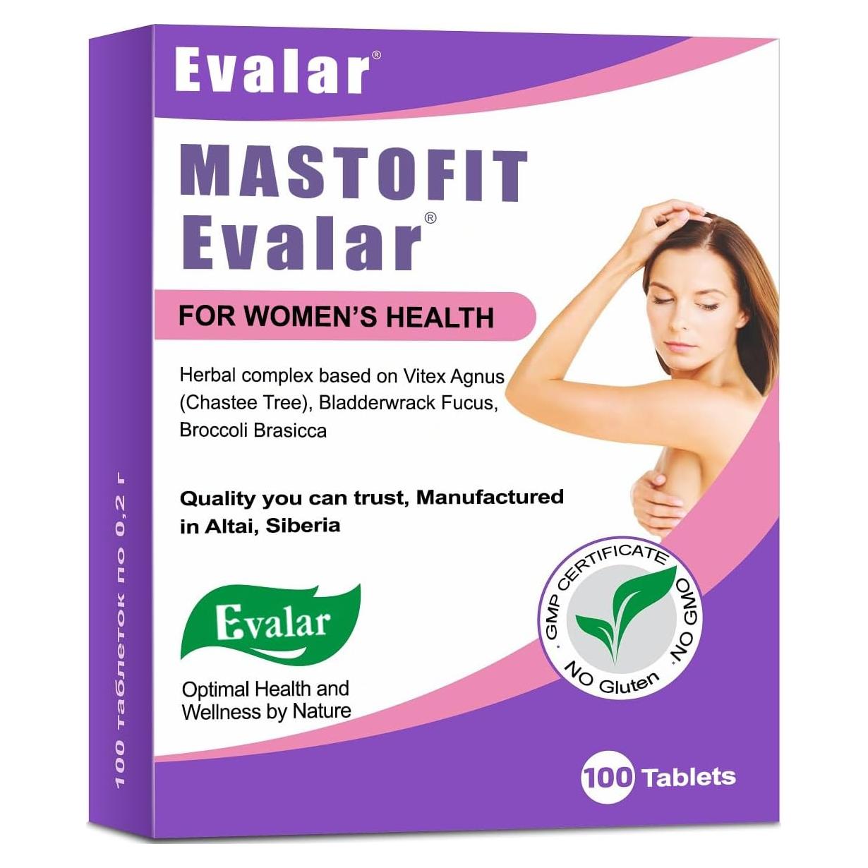 Suplemento Herbal Evalar Vitex Árb. Sagrado 100 Tabs