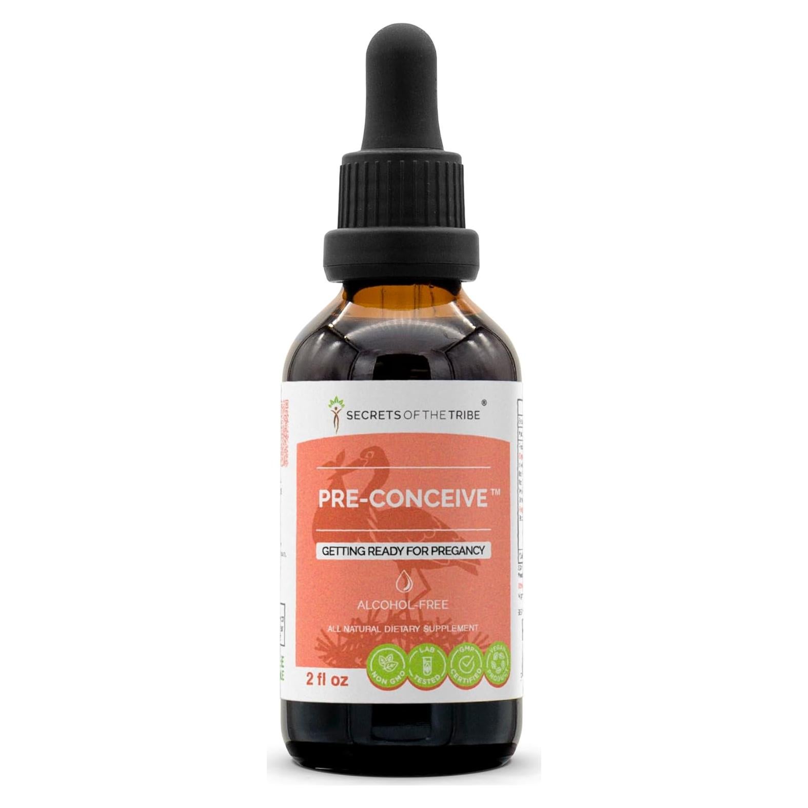 Tintura Herbal Pre-Concepción 59.15 ml - Secretos de la Tribu