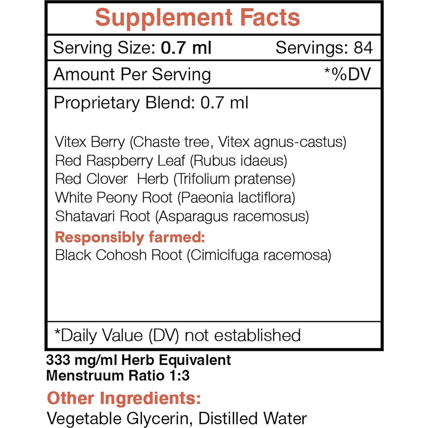 Tintura Herbal Pre-Concepción 59.15 ml - Secretos de la Tribu