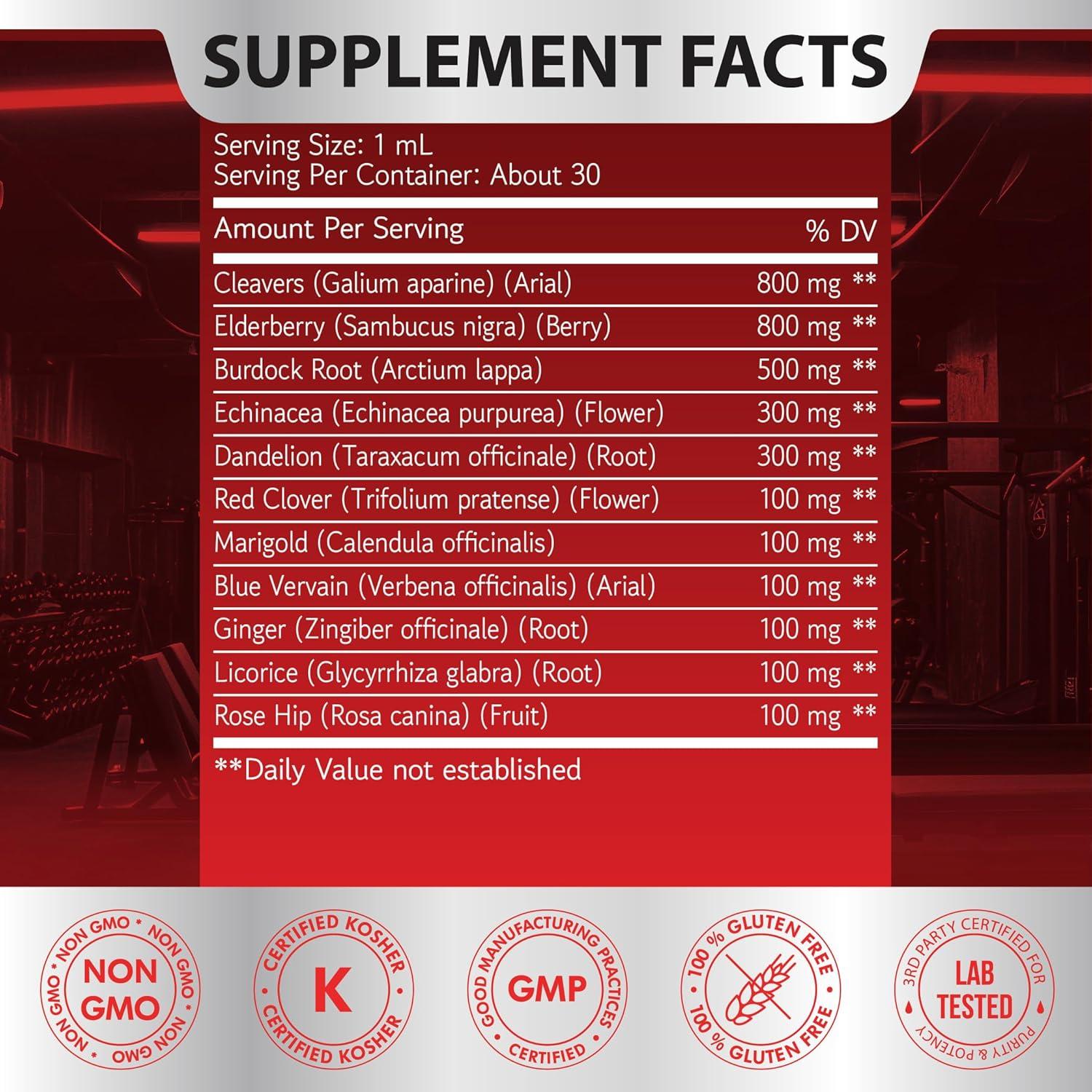 Gotas Drenaje Linfático Tenmido 30ml - 11 Botánicas Naturales
