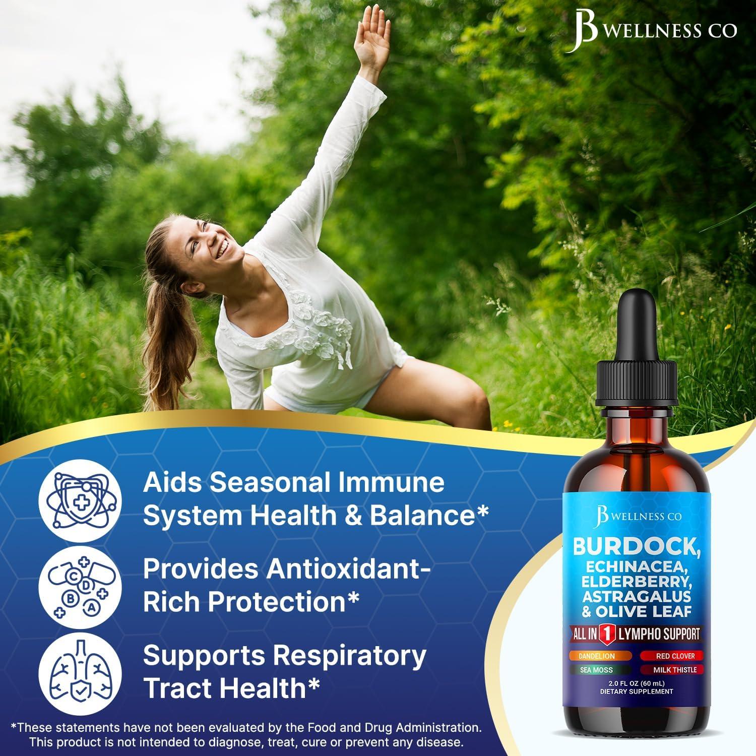 Gotas de Drenaje Linfático JB Wellness - 118.3 ml