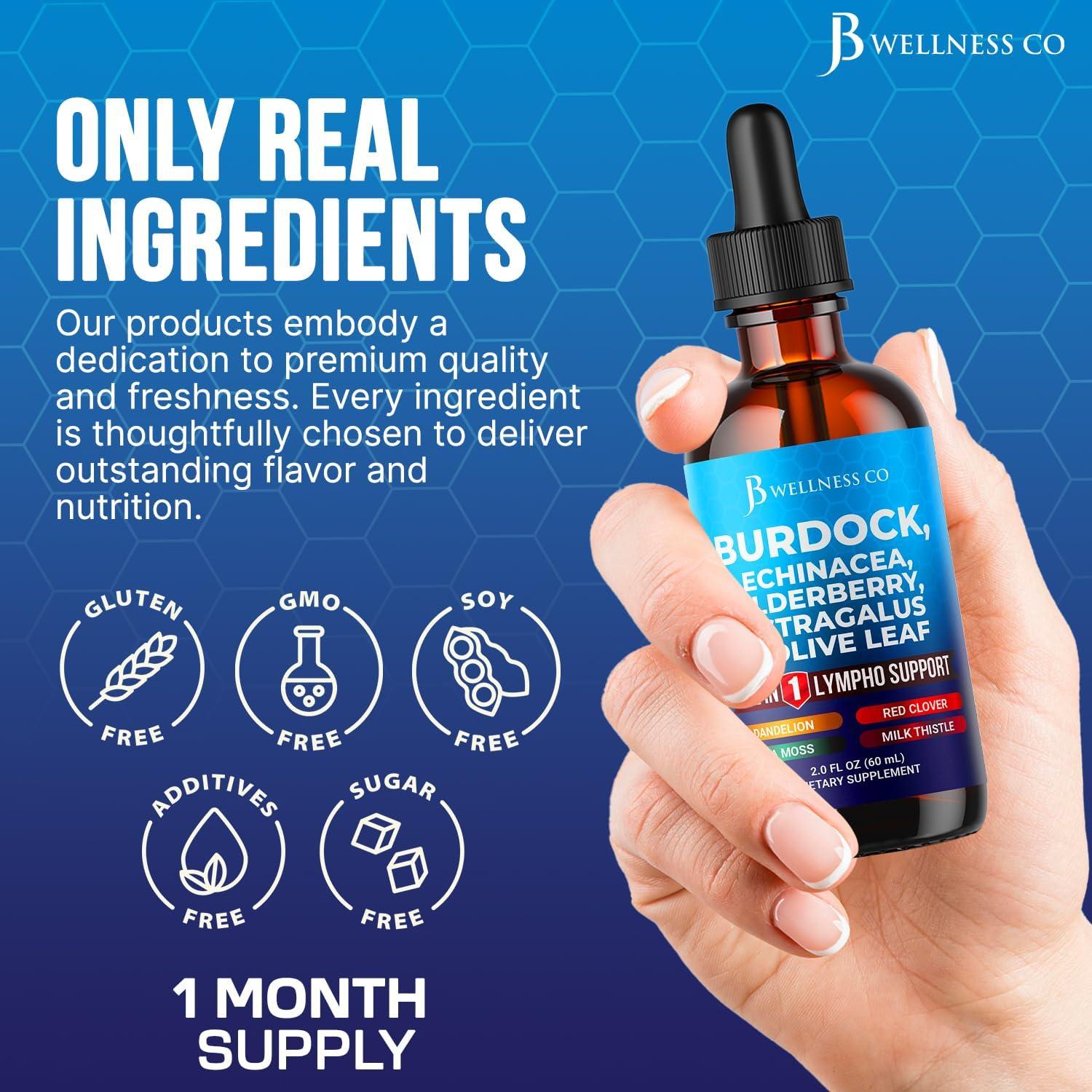 Gotas de Drenaje Linfático JB Wellness - 118.3 ml