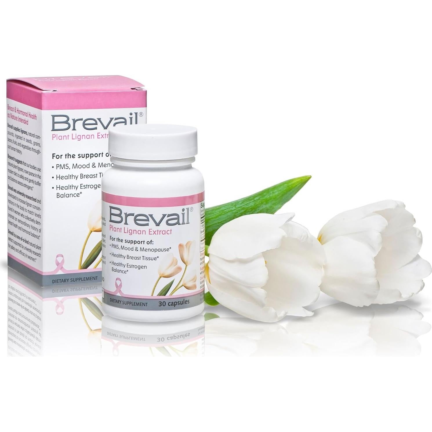 Paquete Suplementos Hormonal Mujeres Barlean's 30 Cáp. Brevail 120 Cáp. Onagra