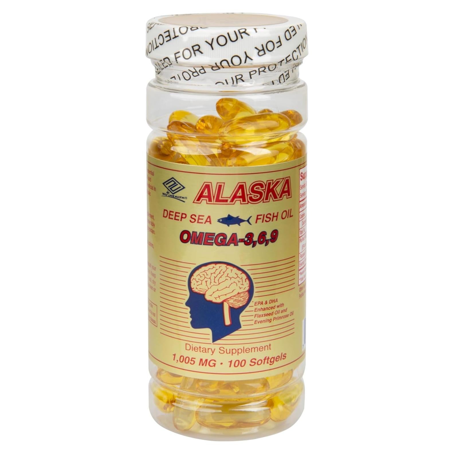 Suplemento Omega 3-6-9 Nu-Health 1200 mg | Aceite de Pescado y Semilla de Lino