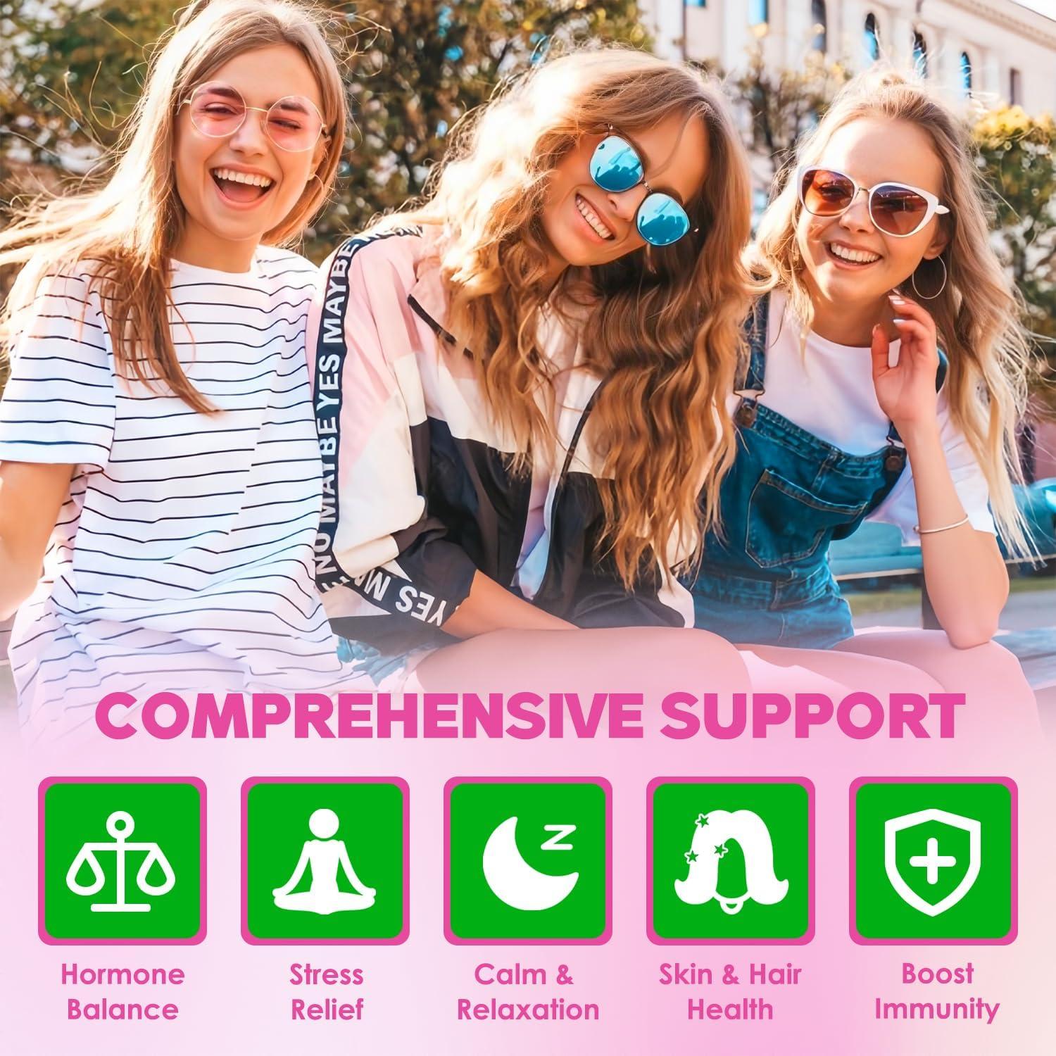 Gomitas de Ashwagandha IZUO NATURA 60 Unidades Veganas Sin Azúcar