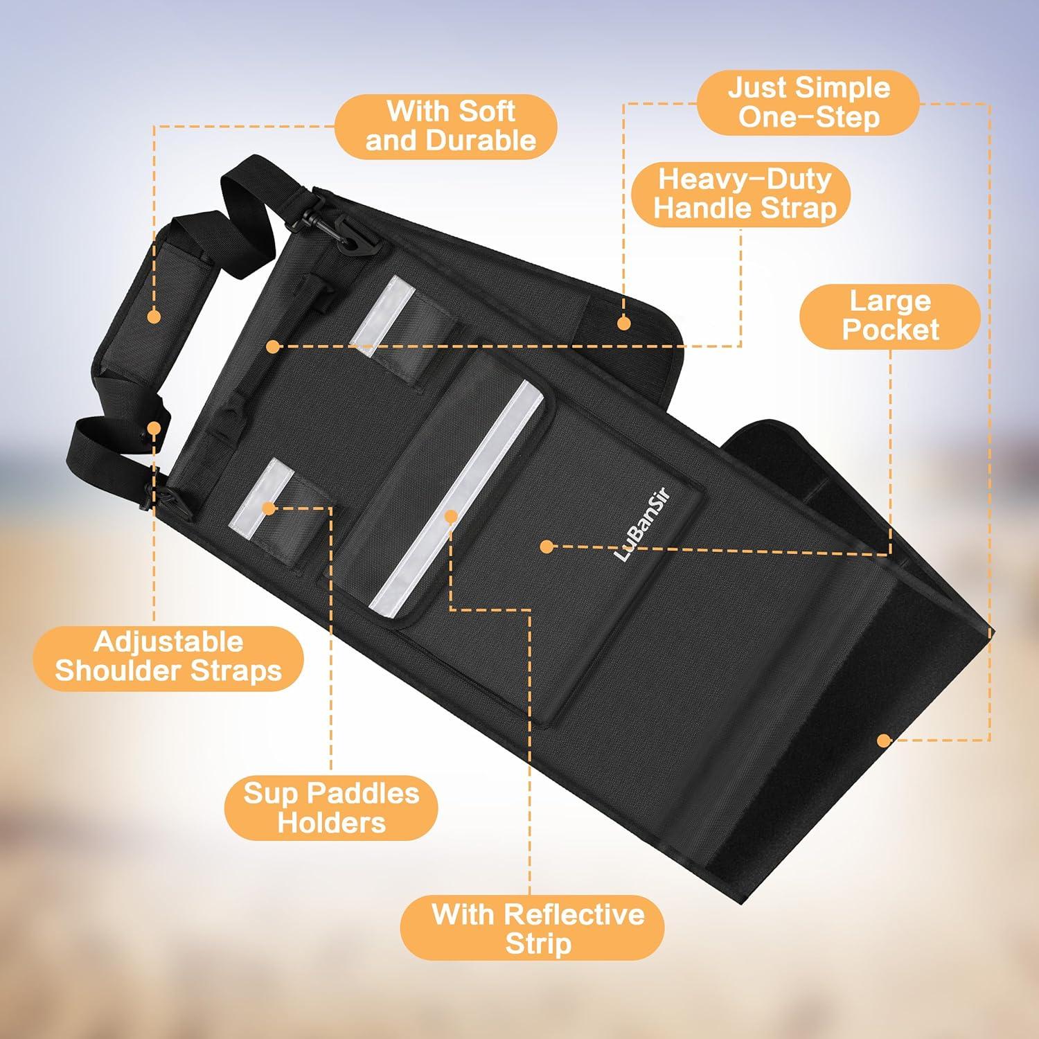 Bolsa de Surf LuBanSir 2 en 1 para Tablas de 152 a 213 cm