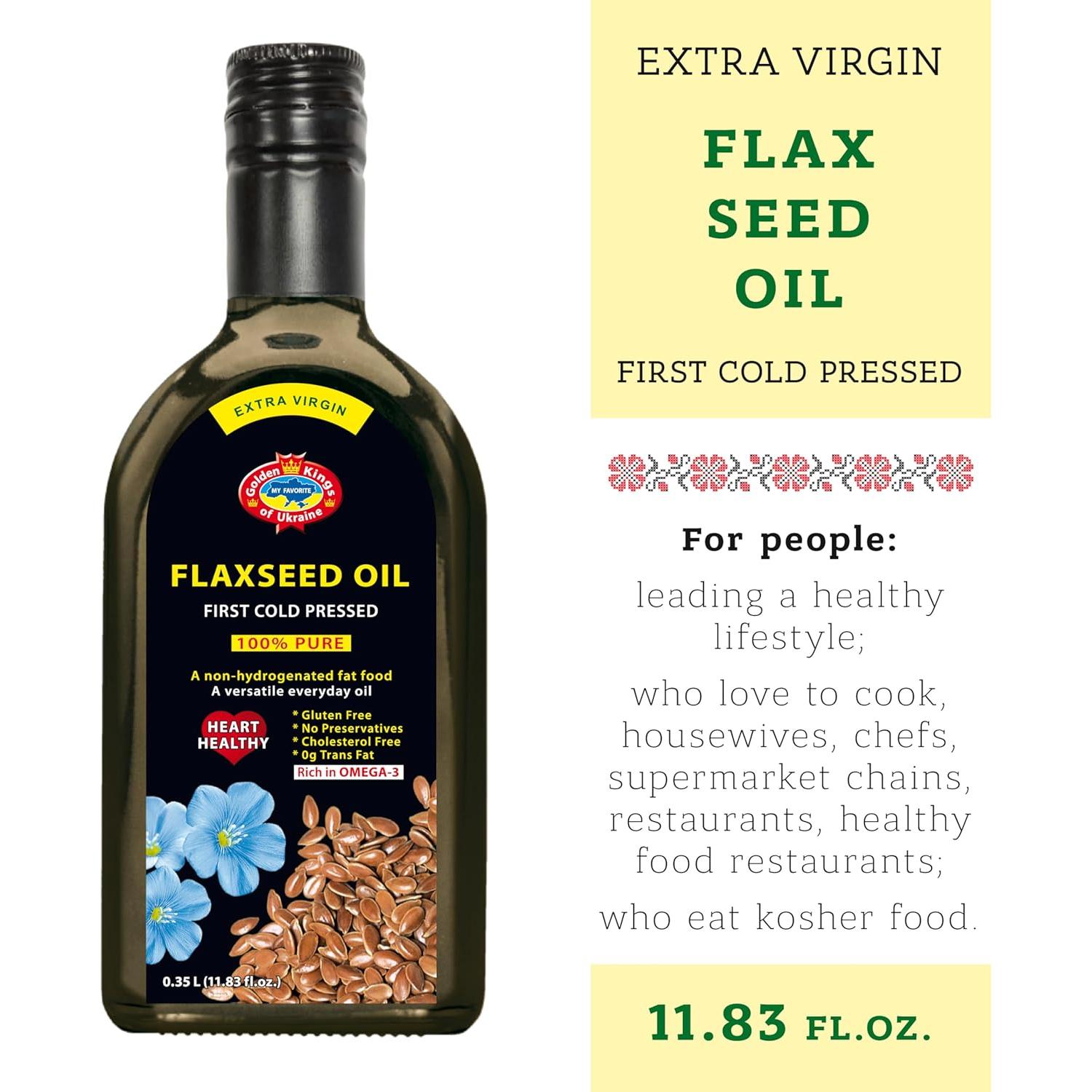 Aceite de Semilla de Linaza Extra Virgen Reyes Dorados 335 g