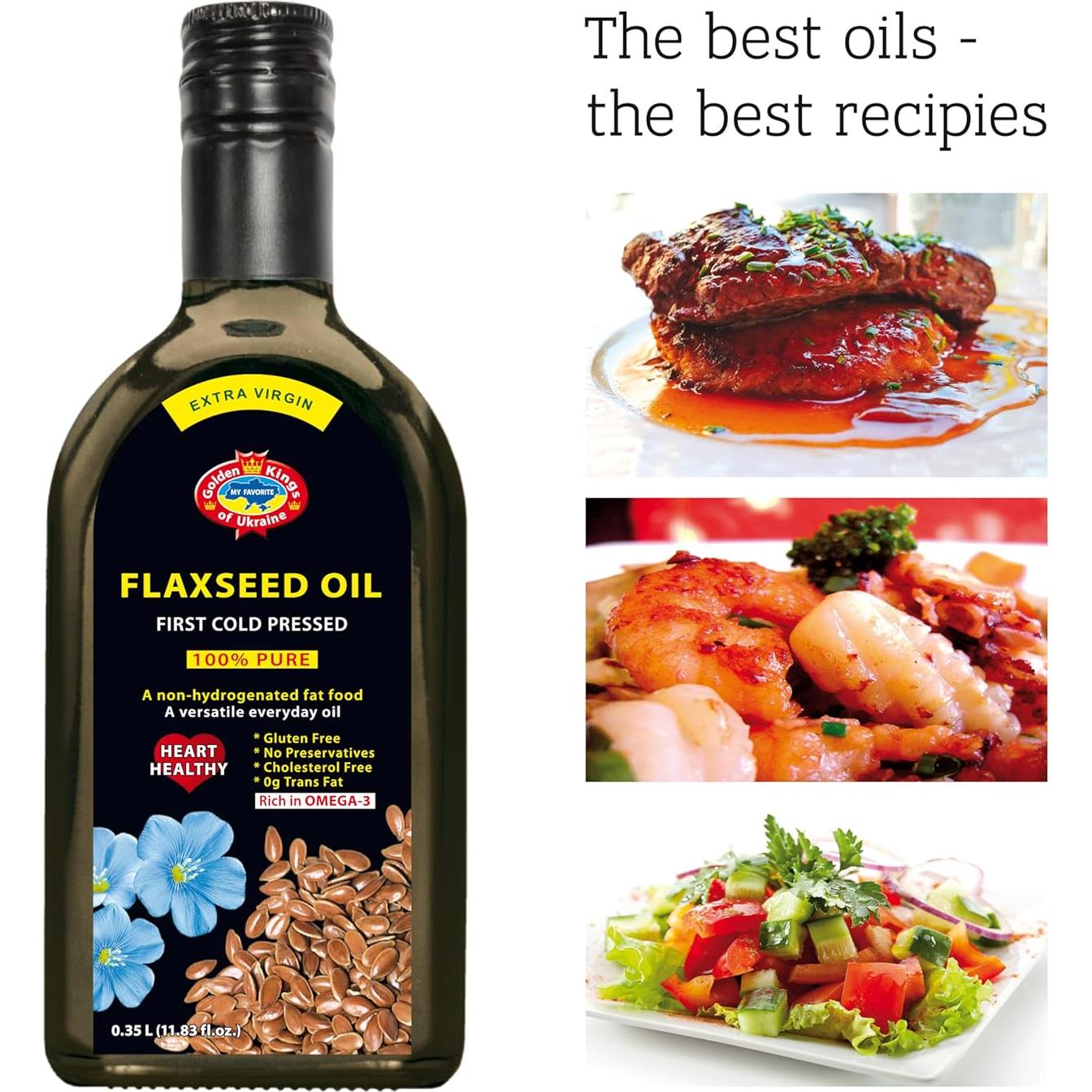 Aceite de Semilla de Linaza Extra Virgen Reyes Dorados 335 g