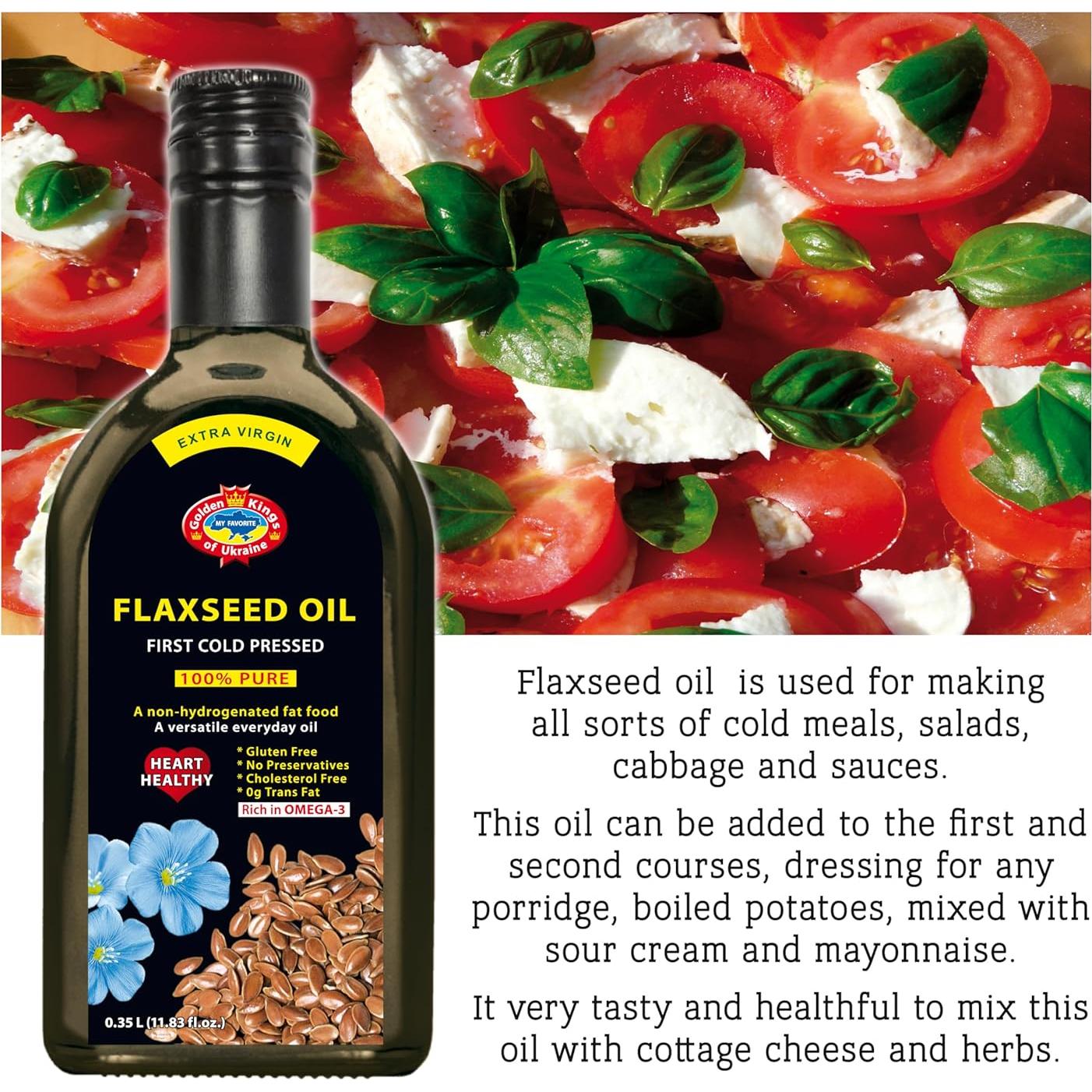 Aceite de Semilla de Linaza Extra Virgen Reyes Dorados 335 g