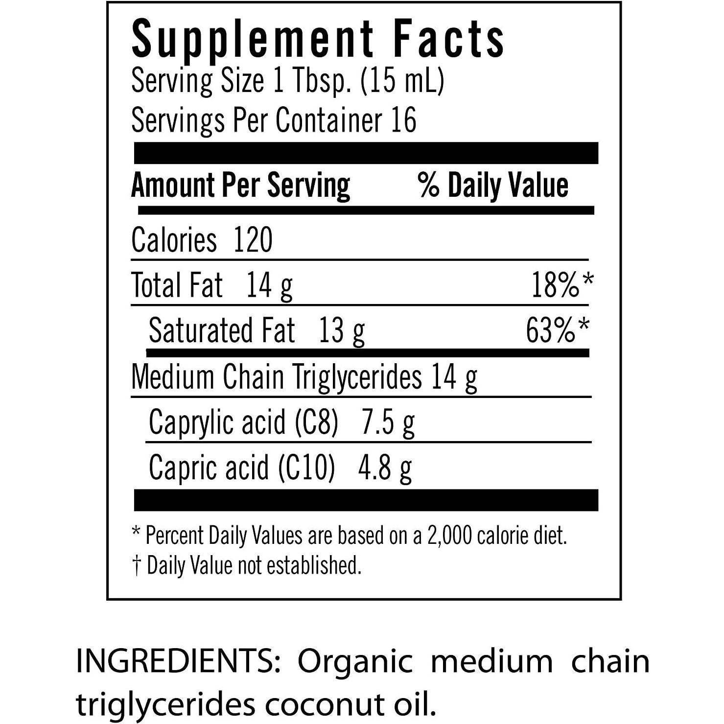 Aceite MCT Orgánico Flora 250 ml - Salud Muscular y Cerebral