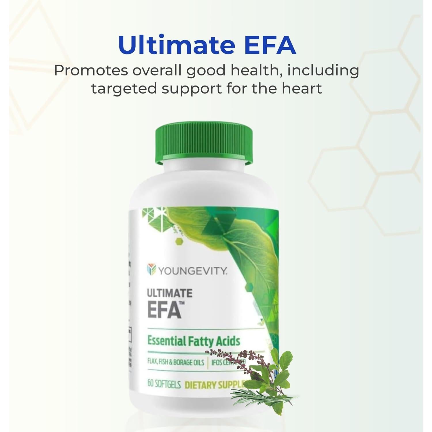 Suplemento Omega 3, 6 y 9 Youngevity EFA 60 geles blandos