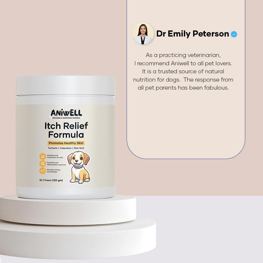 Suplemento Alivio Picazón Perros PureBite 226g Masticables