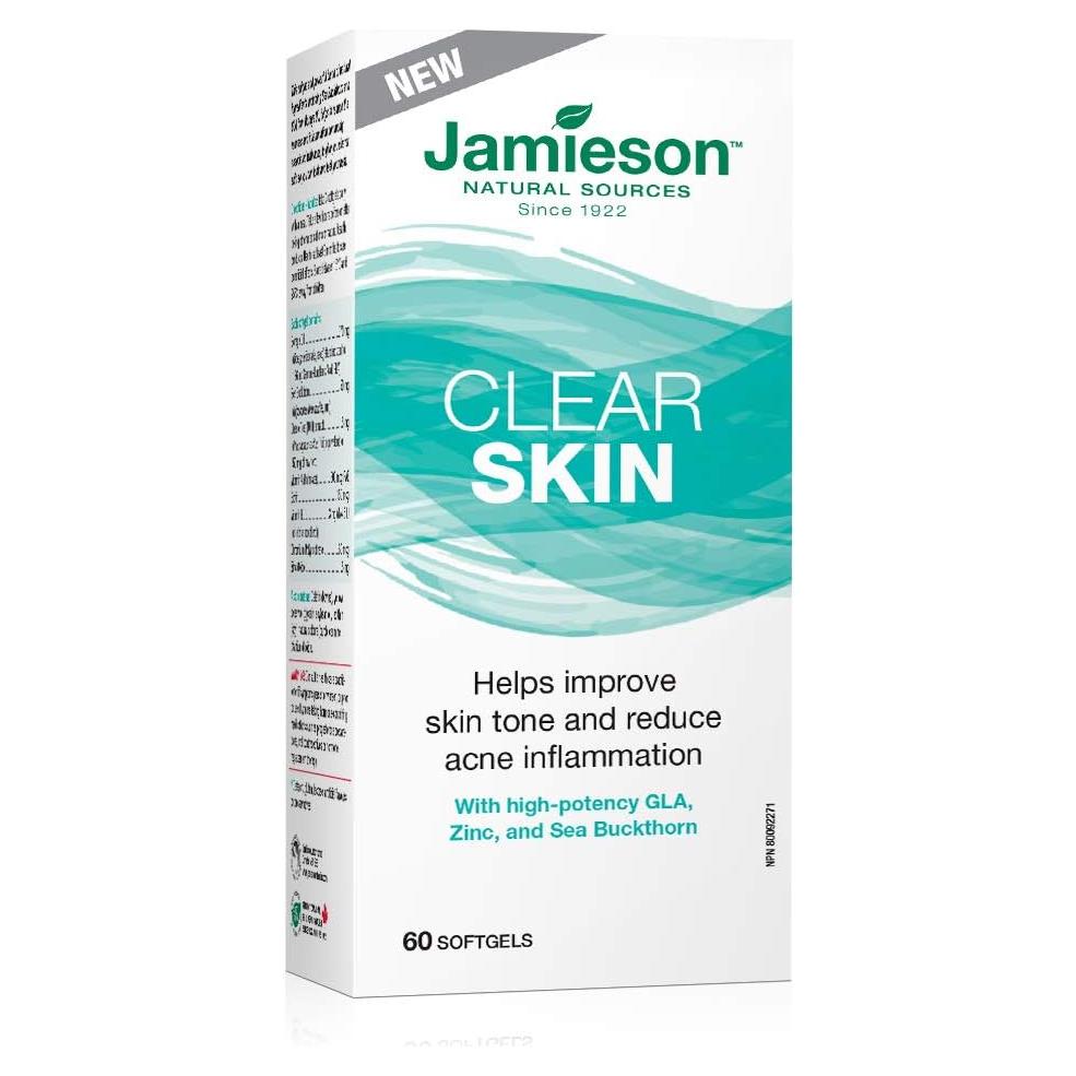 Suplemento Jamieson Piel Clara GLA Aceite de Borraja 60 cápsulas