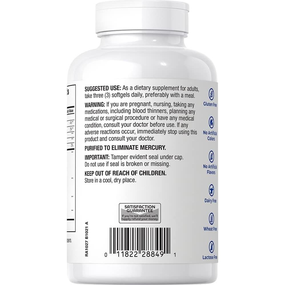 Cápsulas de Omega 3-6-9 Rite Aid 120 Softgels 1200 mg