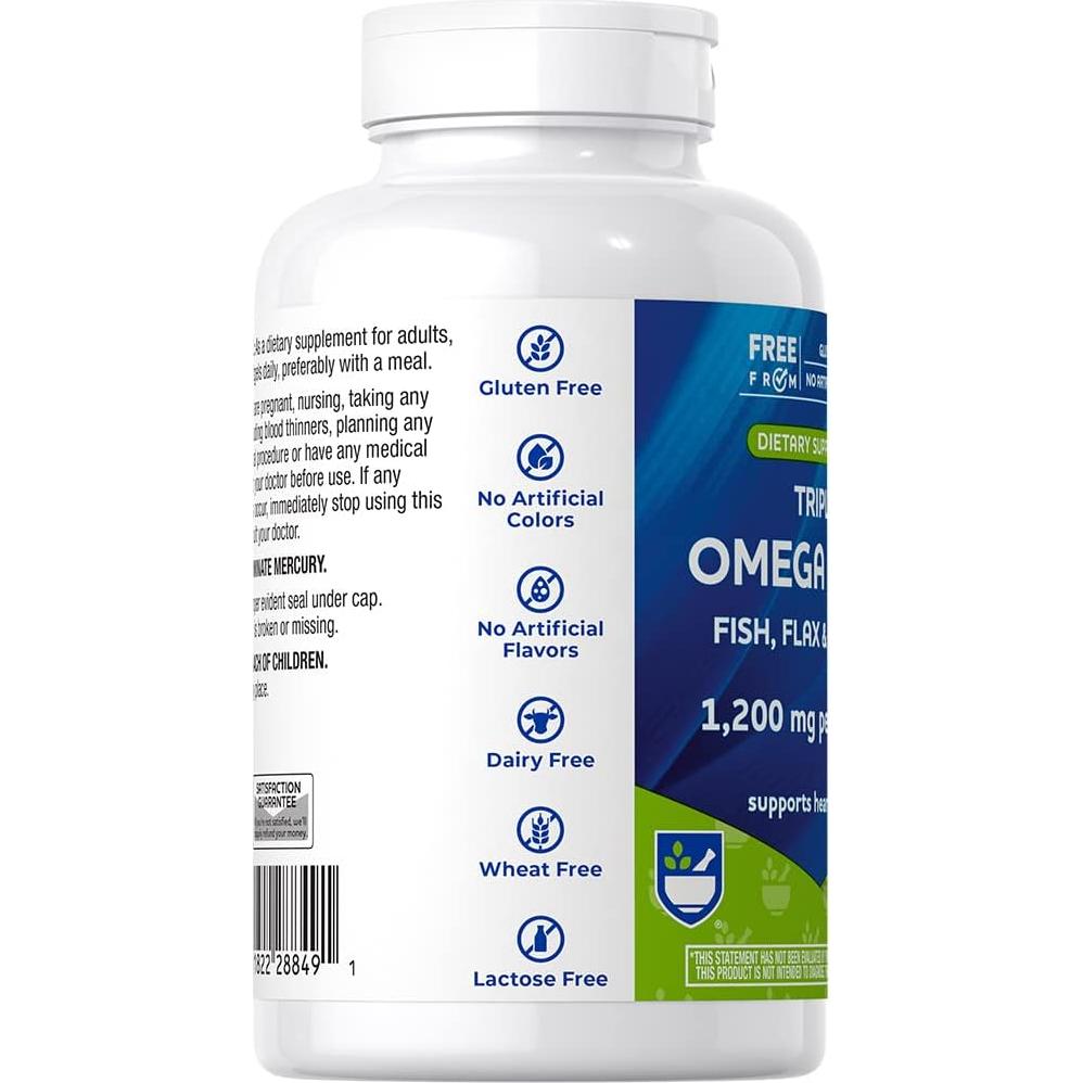 Cápsulas de Omega 3-6-9 Rite Aid 120 Softgels 1200 mg