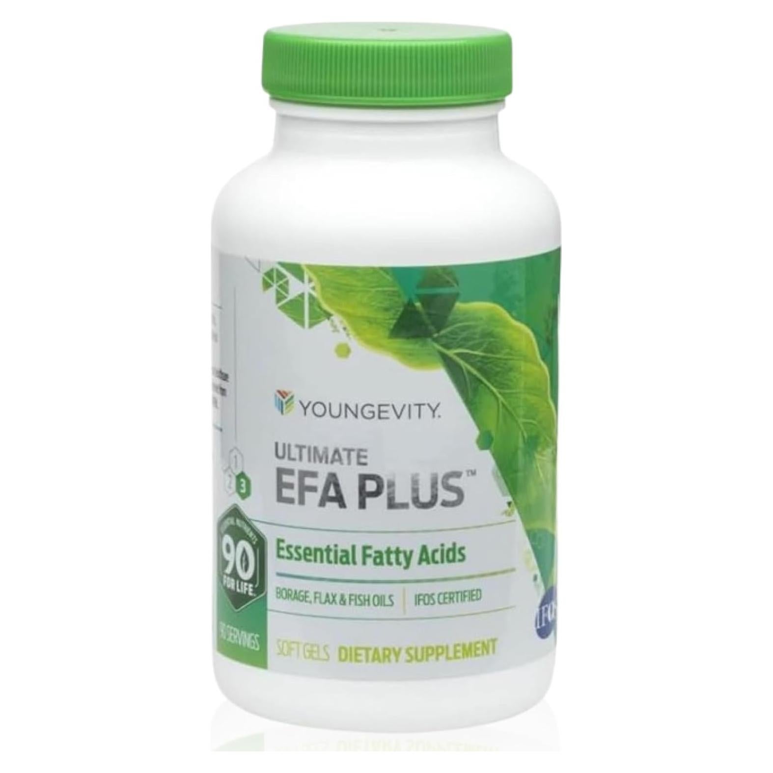 Suplemento Omega 3 Youngevity Ultimate EFA Plus 90 geles