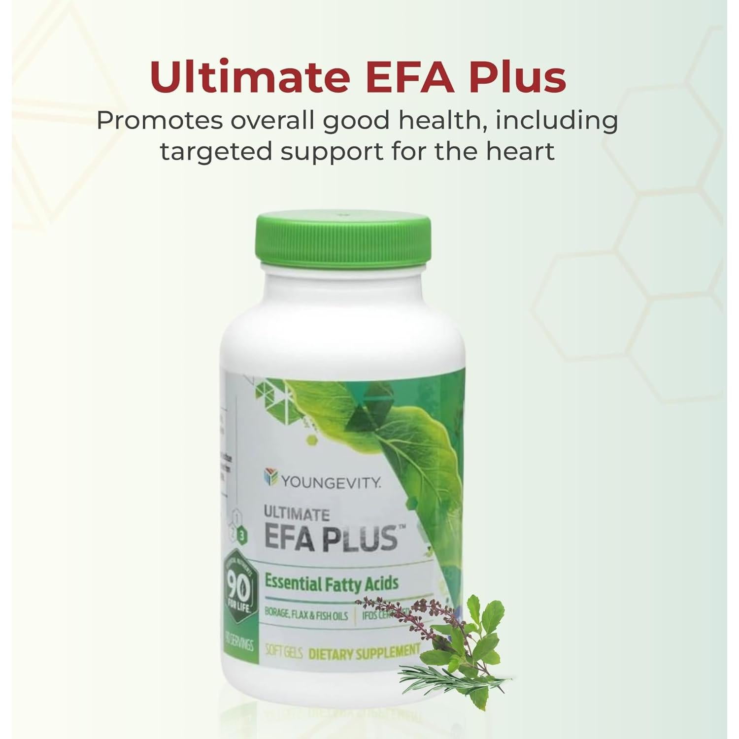 Suplemento Omega 3 Youngevity Ultimate EFA Plus 90 geles