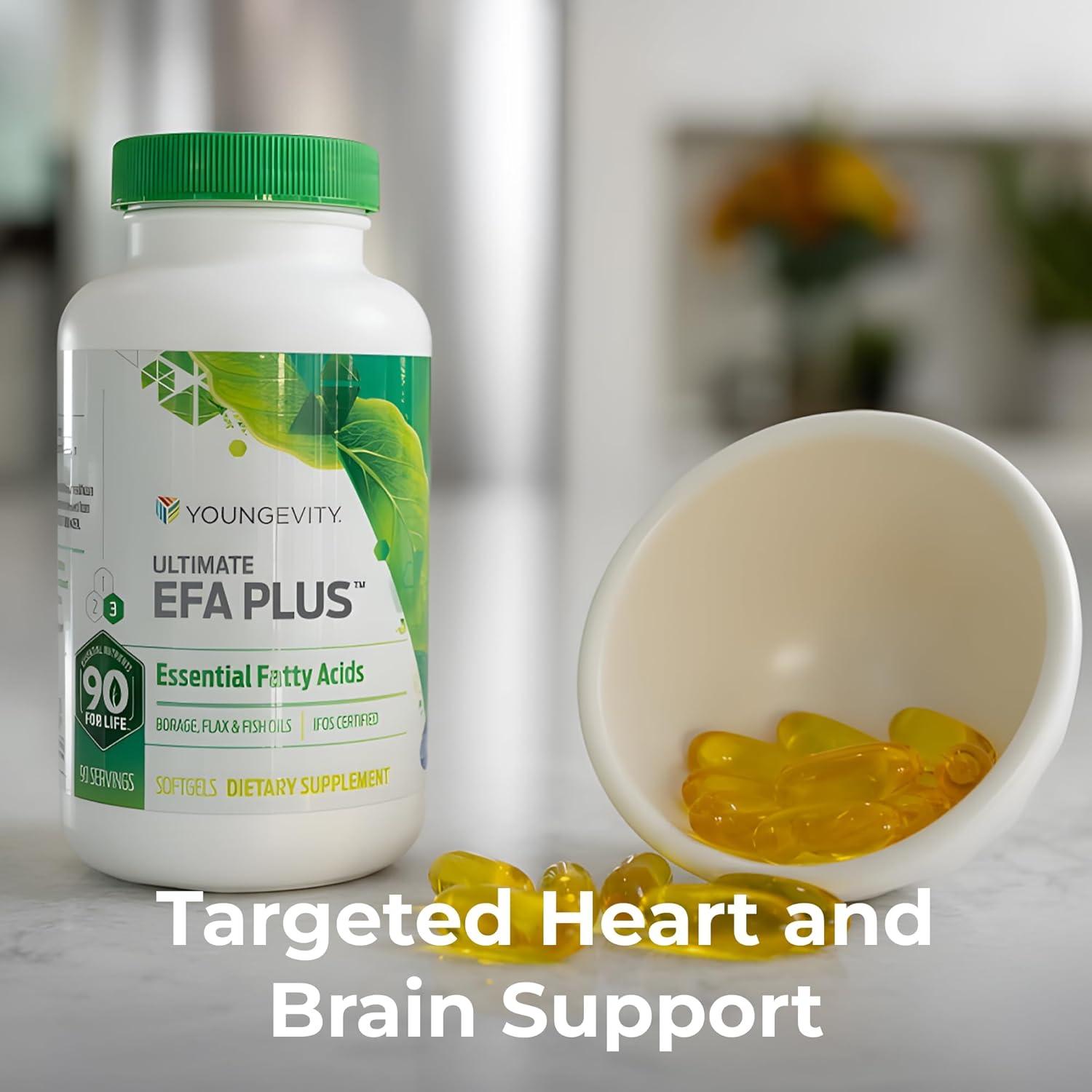 Suplemento Omega 3 Youngevity Ultimate EFA Plus 90 geles