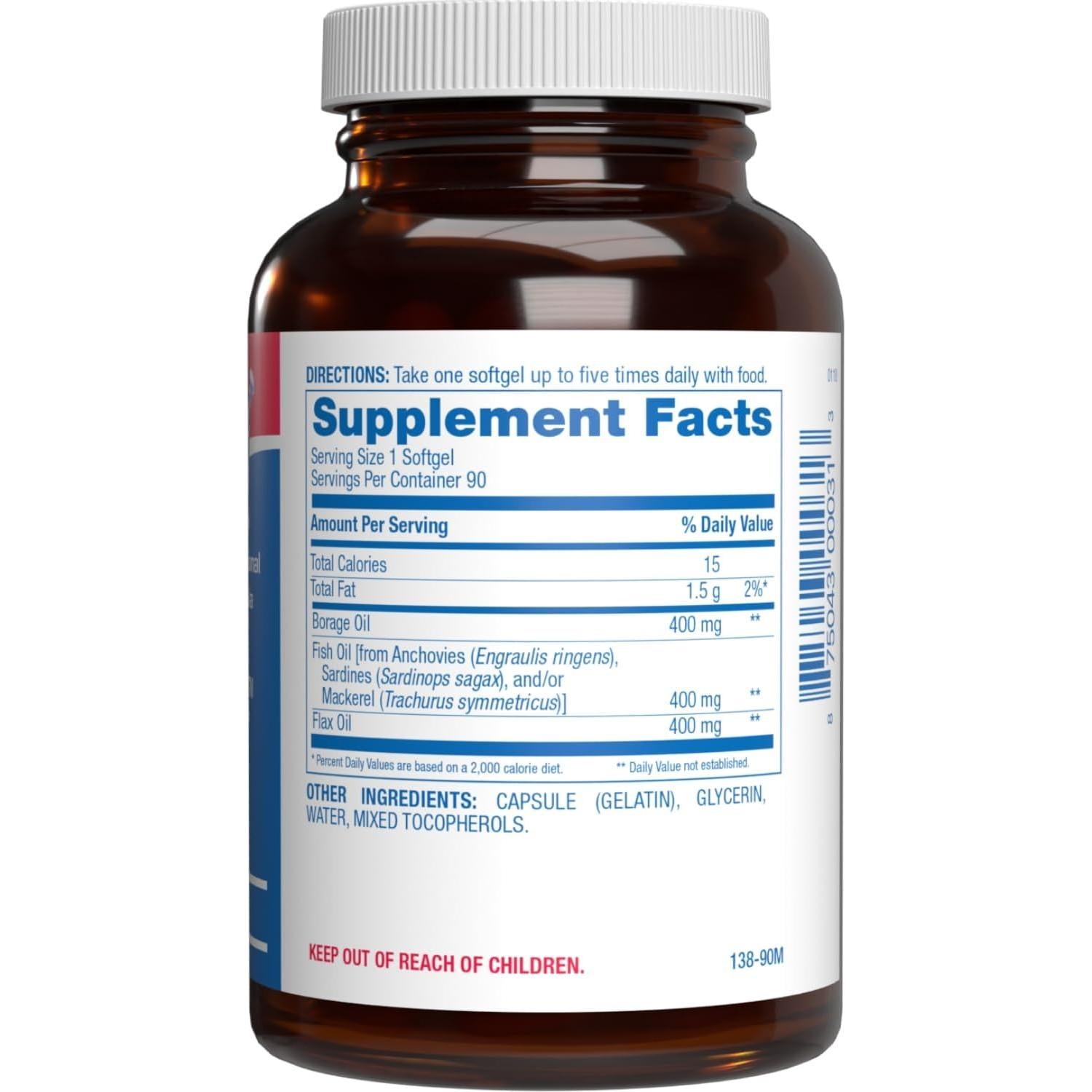 Suplemento Omega 3 6 9 Anabolic Laboratories 90 Cápsulas