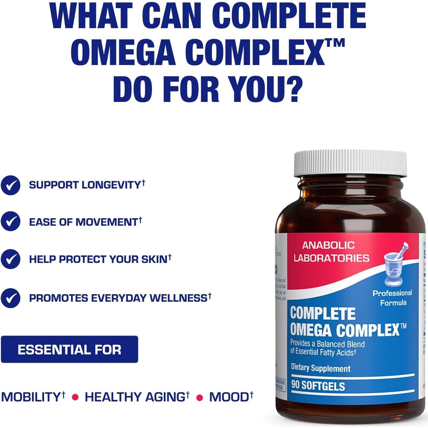 Suplemento Omega 3 6 9 Anabolic Laboratories 90 Cápsulas