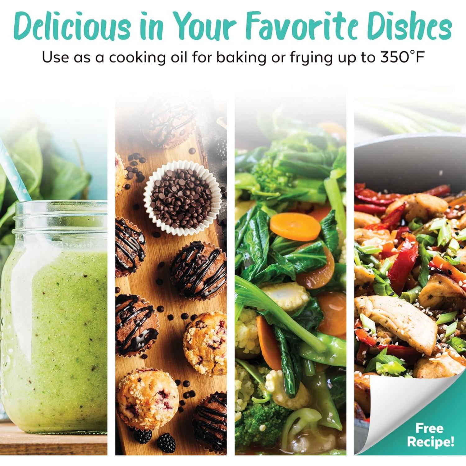 Aceite de Coco Orgánico Island Fresh 1590 ml Prensado en Frío