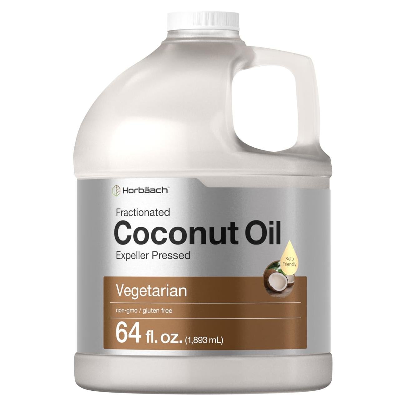 Aceite de Coco Fraccionado Horbaach 1.89 L Sin Sabor Keto