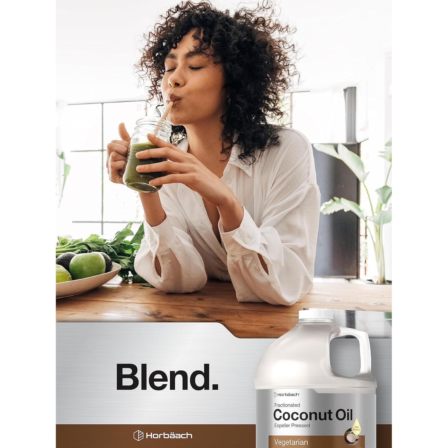 Aceite de Coco Fraccionado Horbaach 1.89 L Sin Sabor Keto