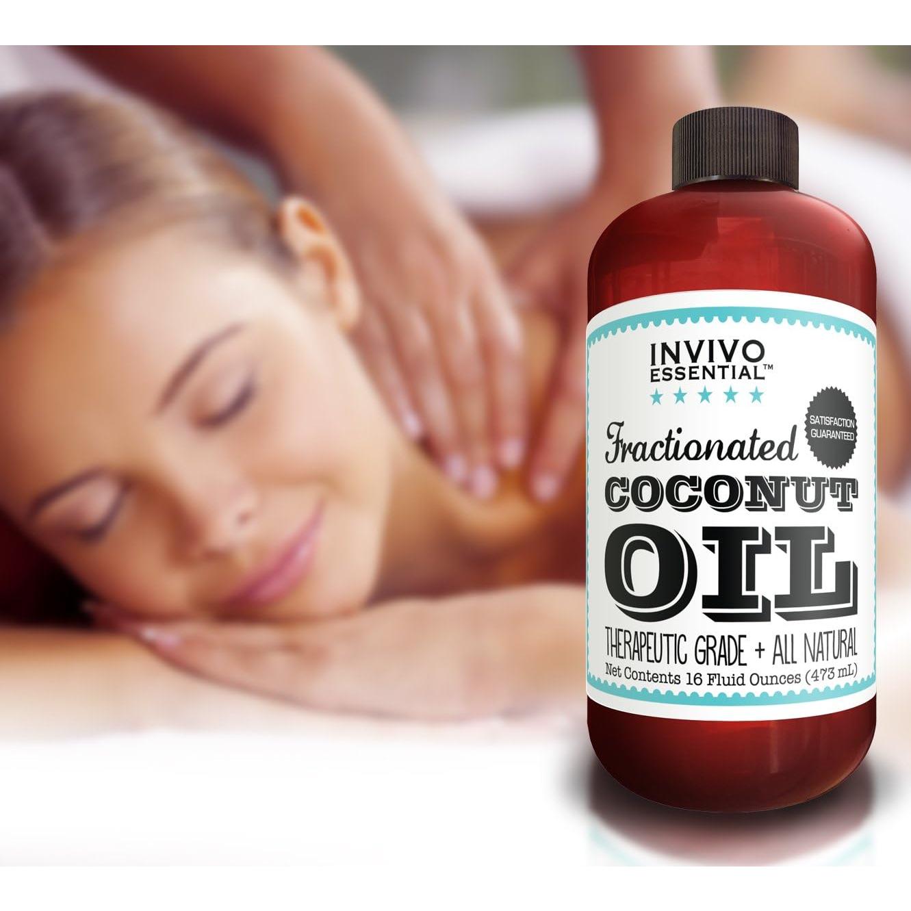 Aceite de Coco Fraccionado Premium Invivo 473 ml para Aromaterapia